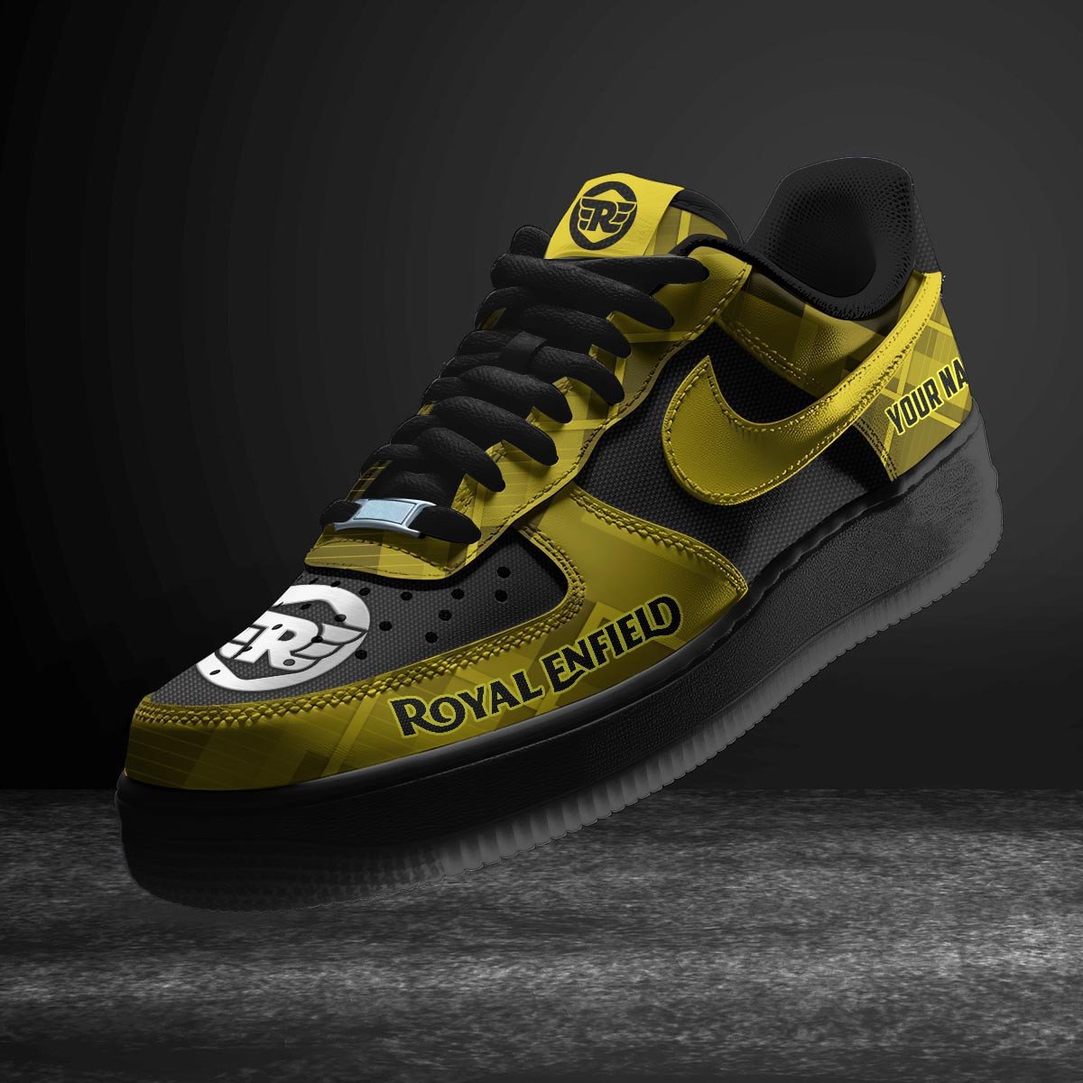 Ideafootwear Royal Enfield Air Low-Top Sneakers Shoes For Men And Women 1