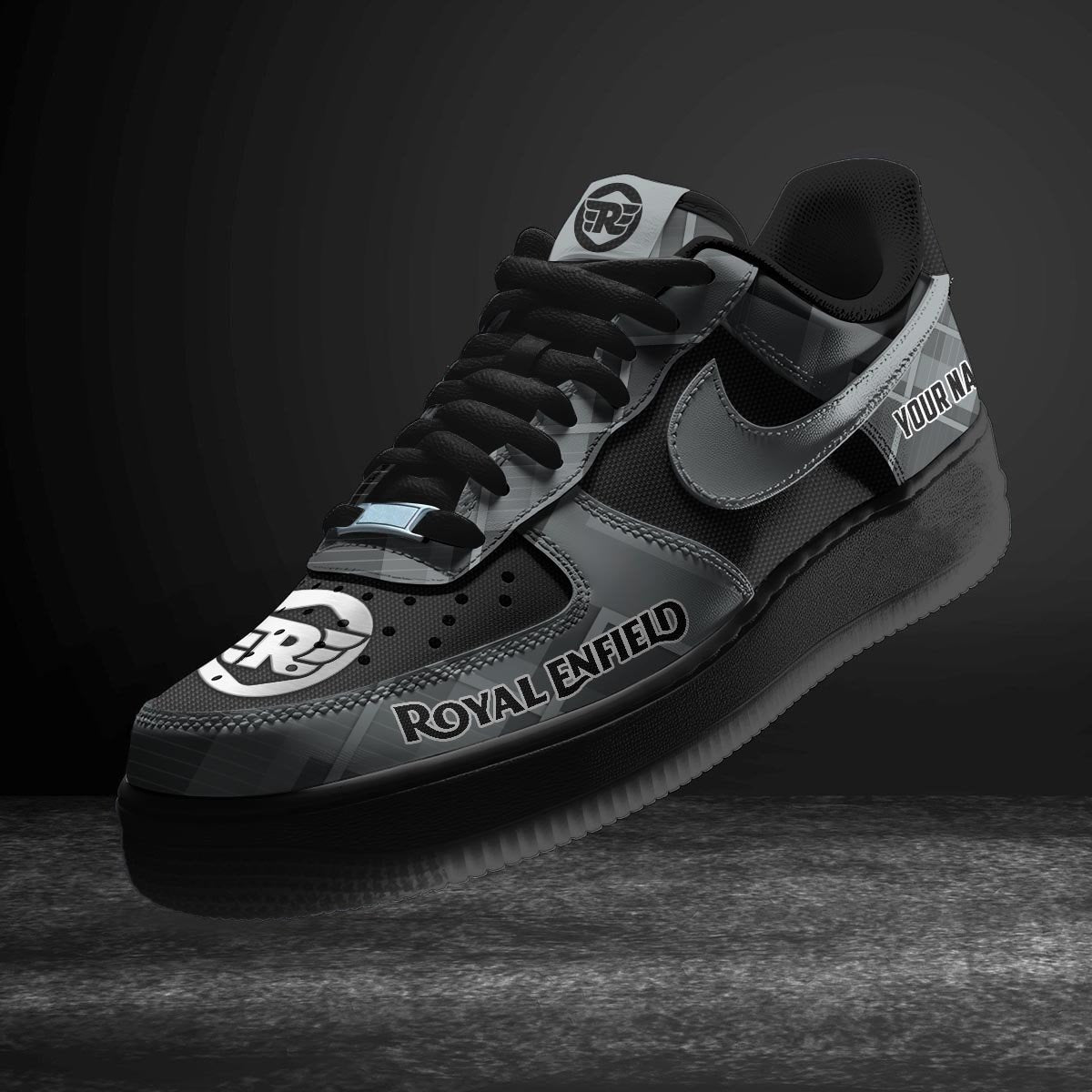 Ideafootwear Royal Enfield Air Low-Top Sneakers Shoes For Men And Women 1