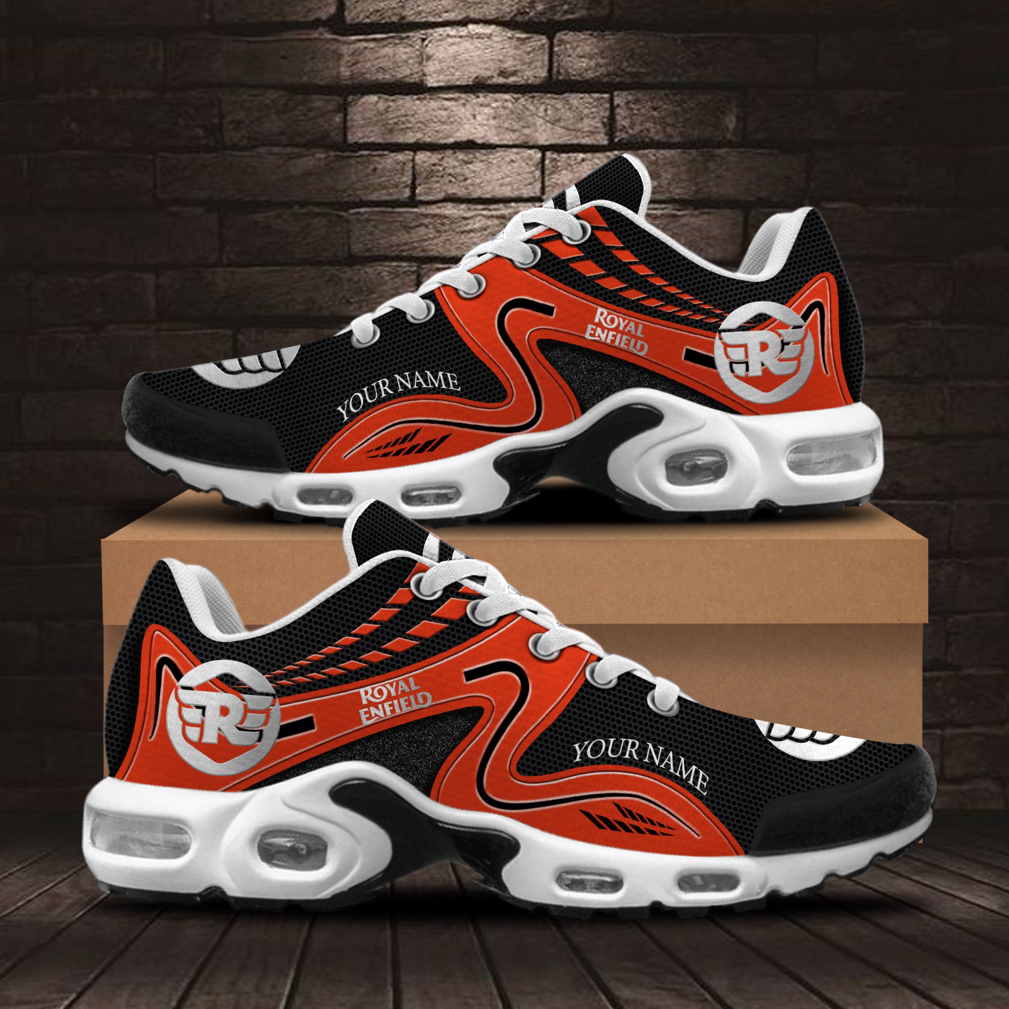 Ideafootwear Royal Enfield TN Shoes Sneakers For Men And Women