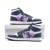 Ideafootwear Rurouni Kenshin  AJ1 High Sneakers Shoes For Men And Women