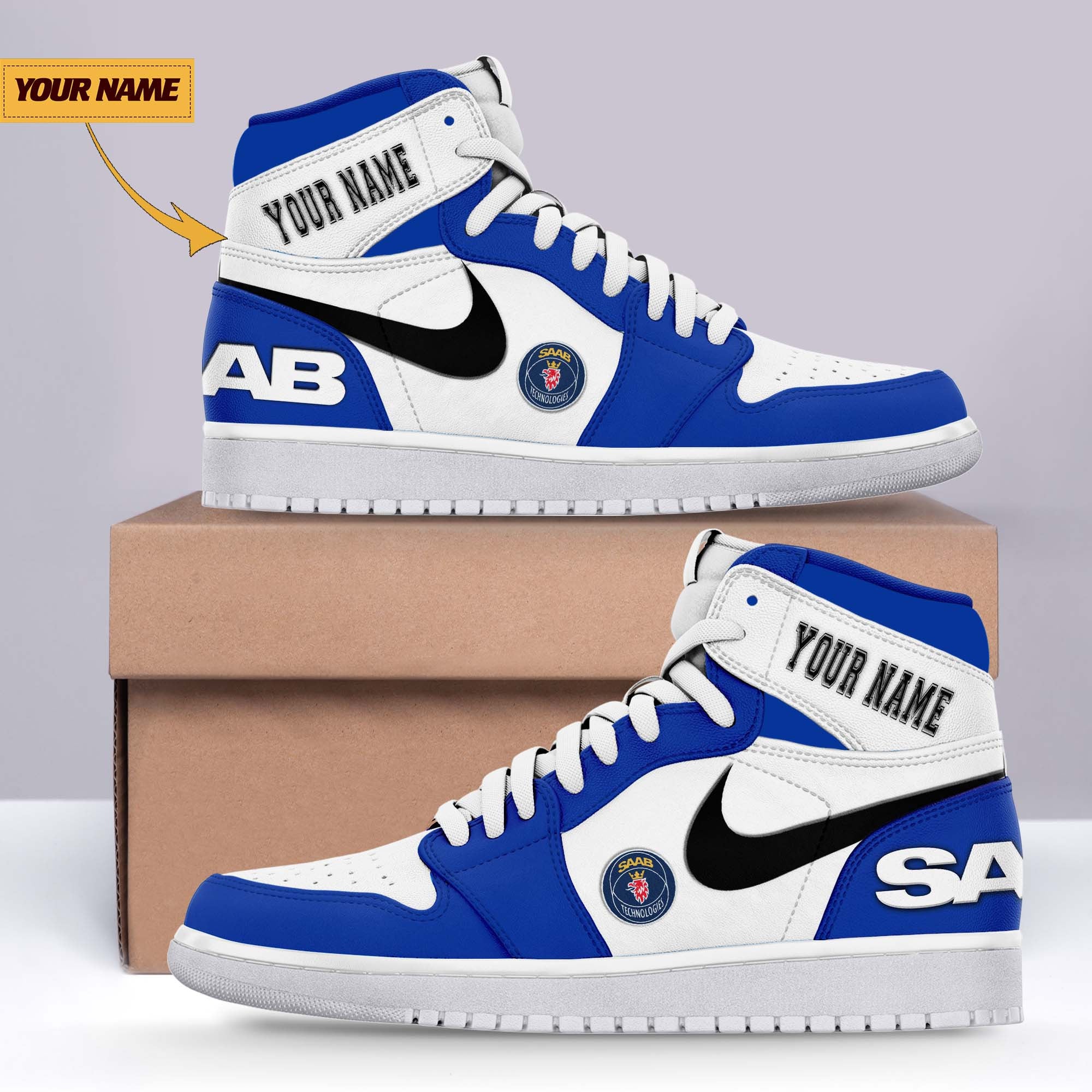 Ideafootwear Saab AJ1 High Sneakers Shoes For Men And Women