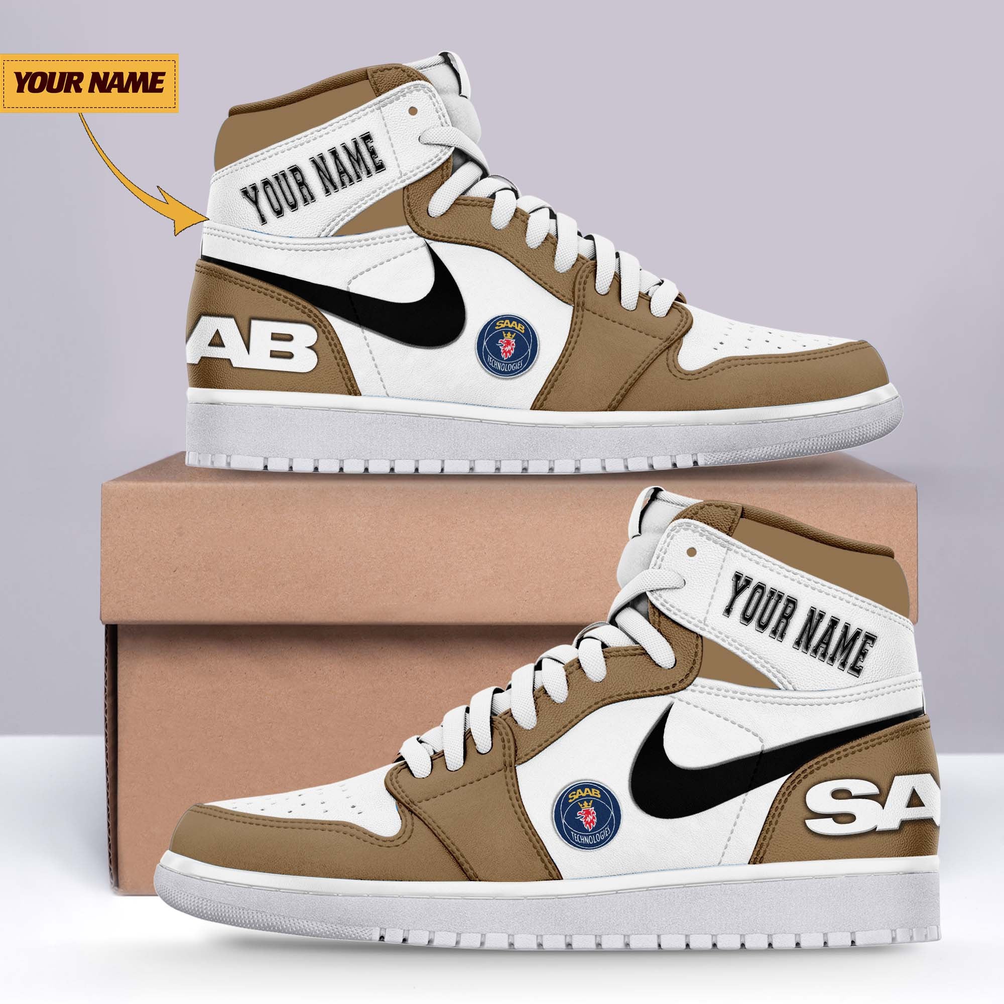 Ideafootwear Saab AJ1 High Sneakers Shoes For Men And Women