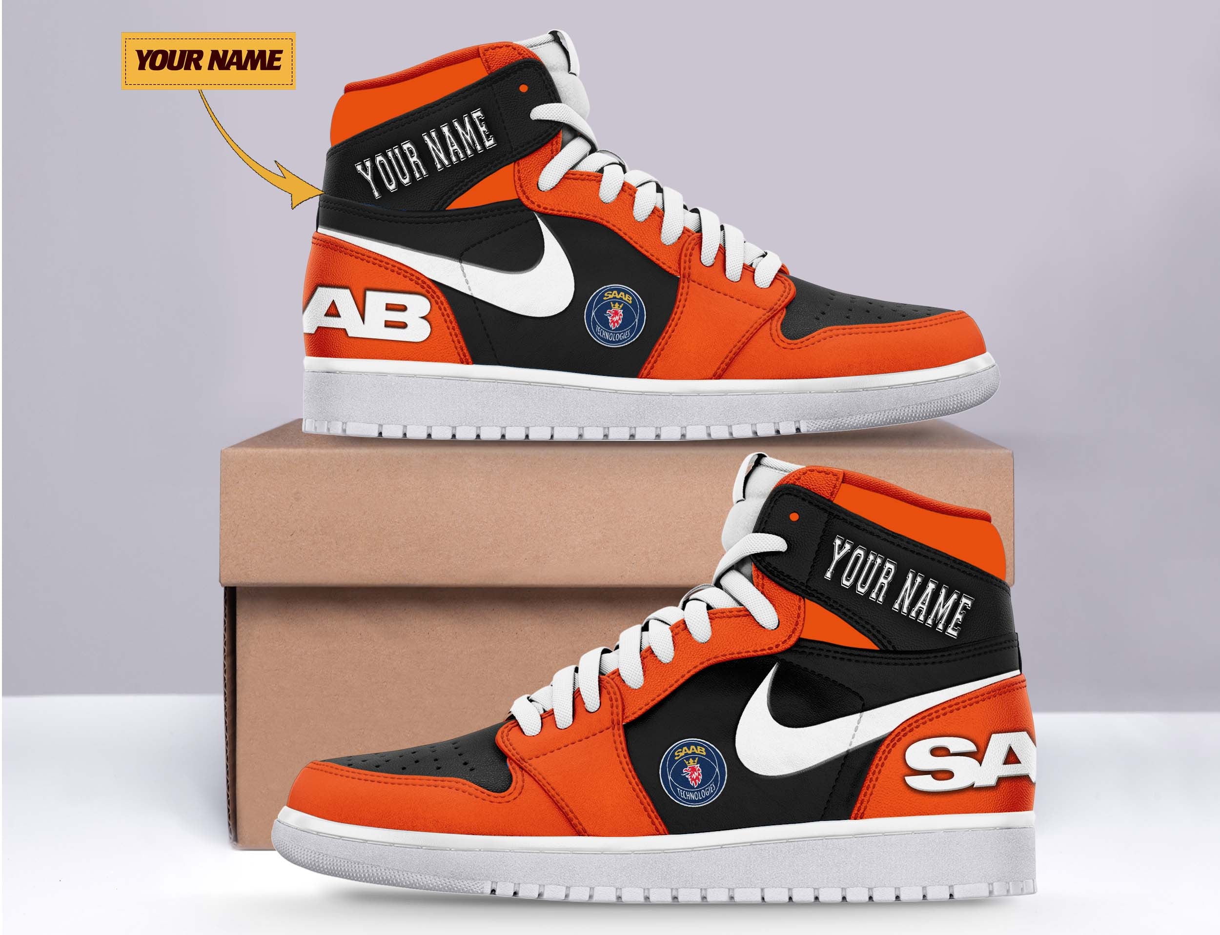 Ideafootwear Saab AJ1 High Sneakers Shoes For Men And Women