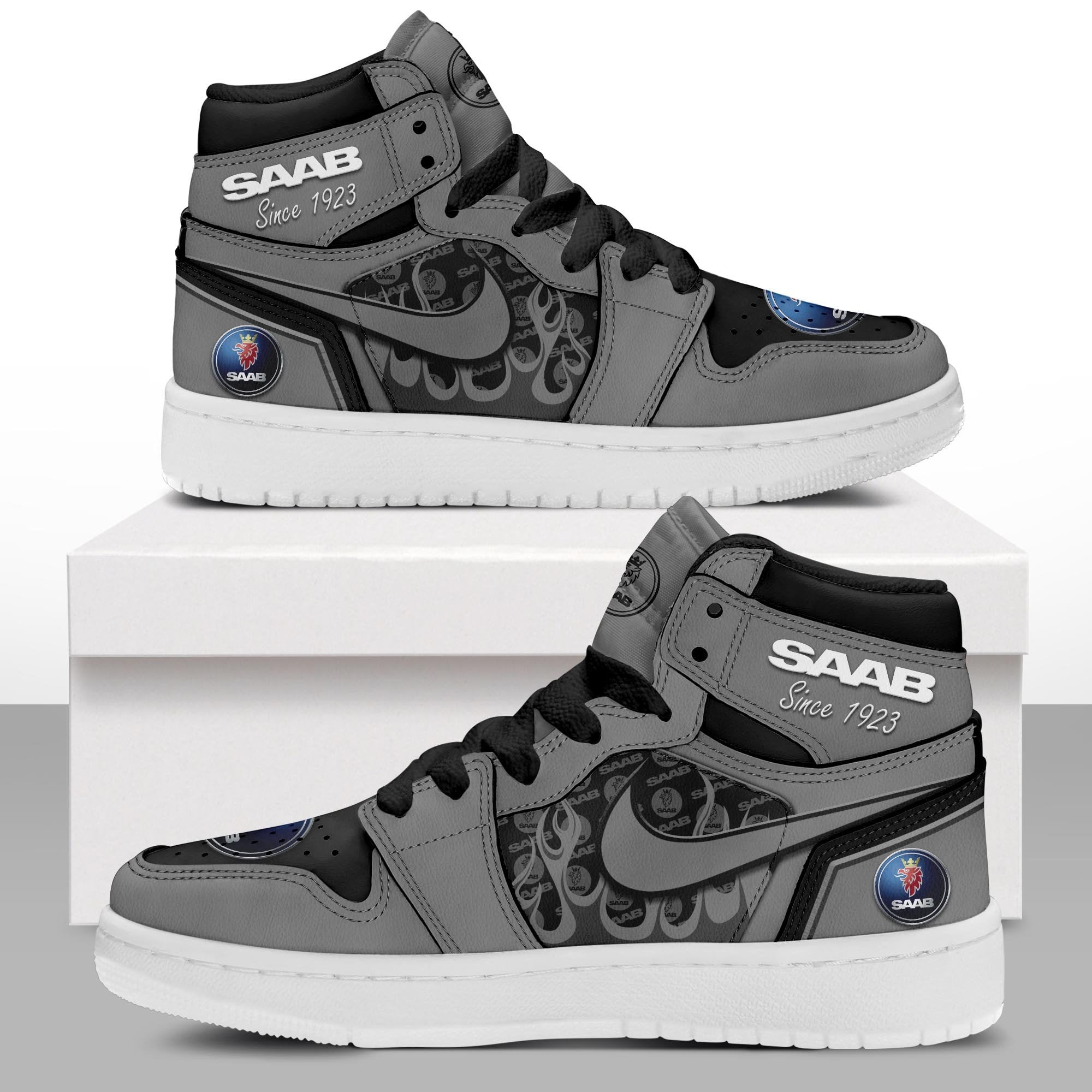 Ideafootwear Saab AJ1 High Sneakers Shoes For Men And Women