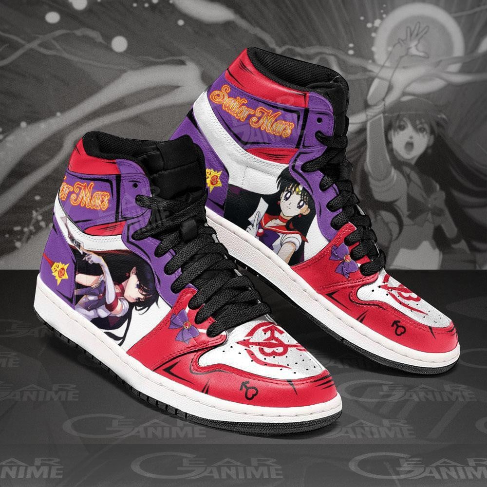 Ideafootwear Sailor Mars AJ1 High Sneakers Shoes For Men And Women