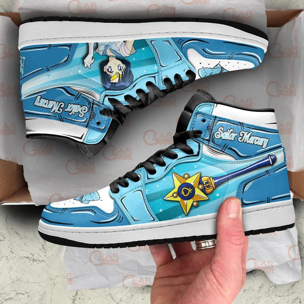 Ideafootwear Sailor Mercury AJ1 High Sneakers Shoes For Men And Women