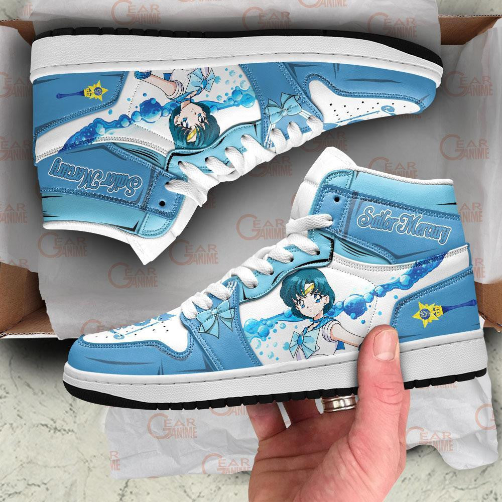 Ideafootwear Sailor Mercury AJ1 High Sneakers Shoes For Men And Women