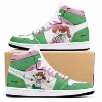 Ideafootwear  Sailor Moon  AJ1 High Sneakers Shoes For Men And Women