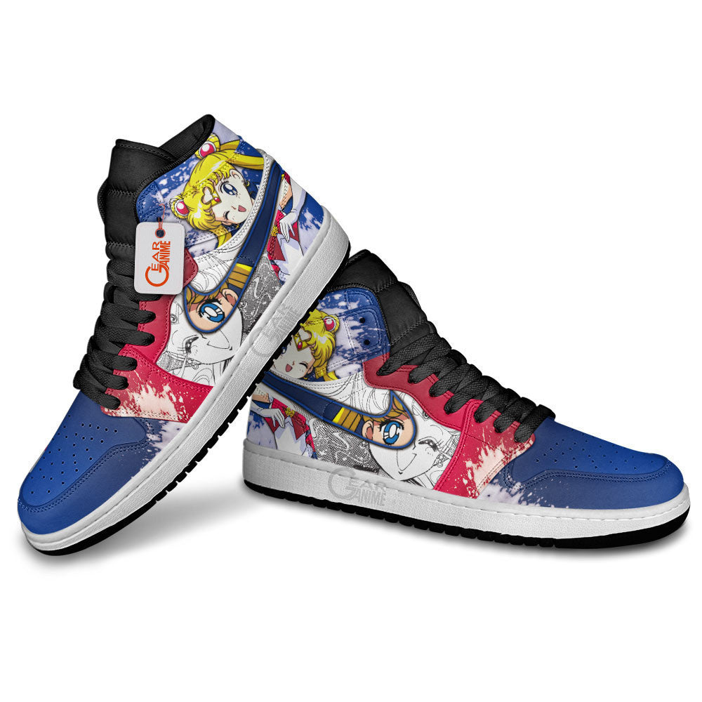 Ideafootwear Sailor Moon AJ1 High Sneakers Shoes For Men And Women