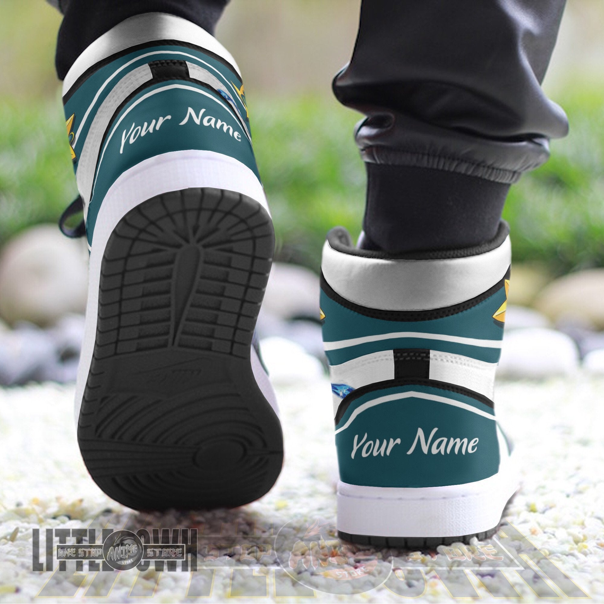 Ideafootwear Sailor Neptune AJ1 High Sneakers Shoes For Men And Women