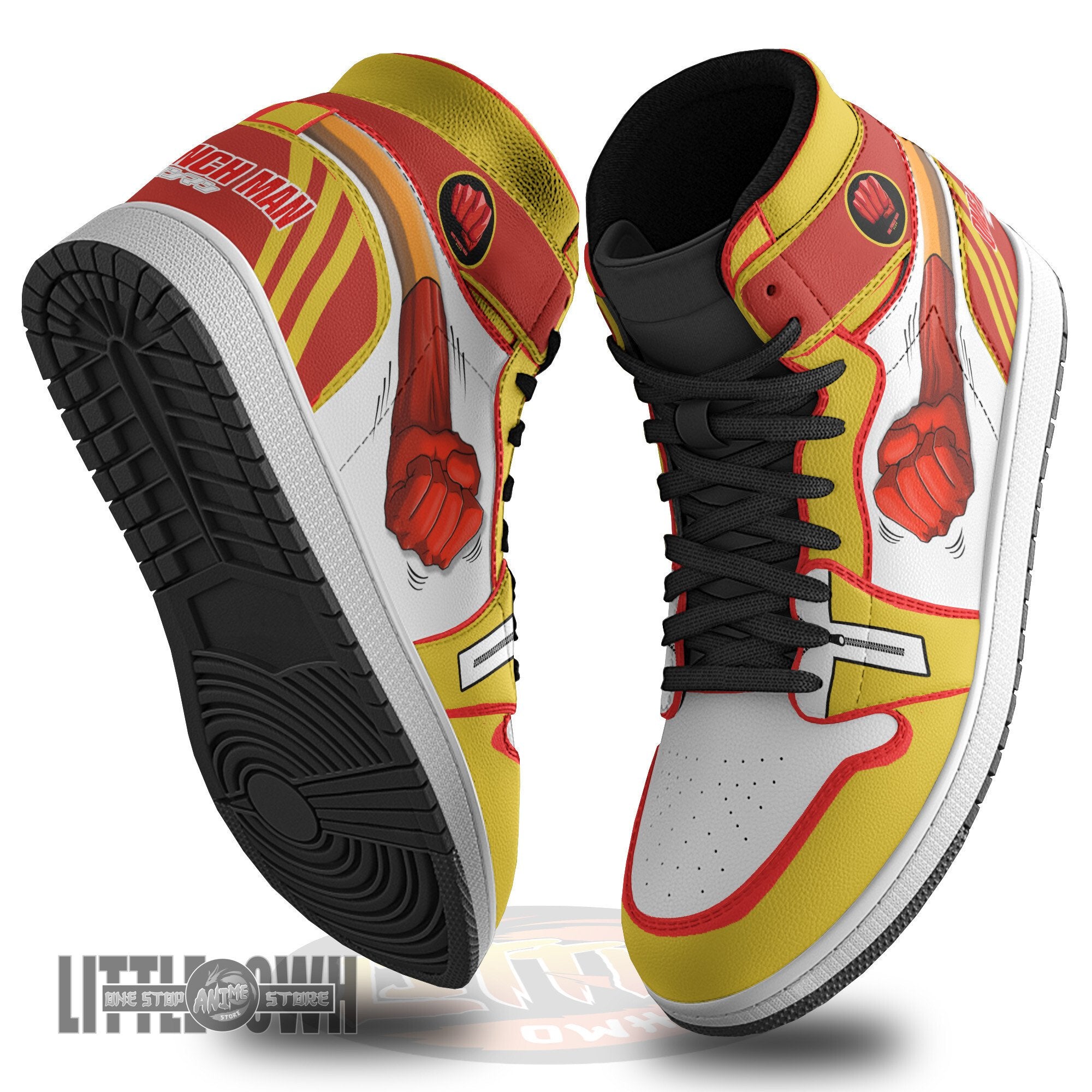 Ideafootwear Saitama AJ1 High Sneakers Shoes For Men And Women