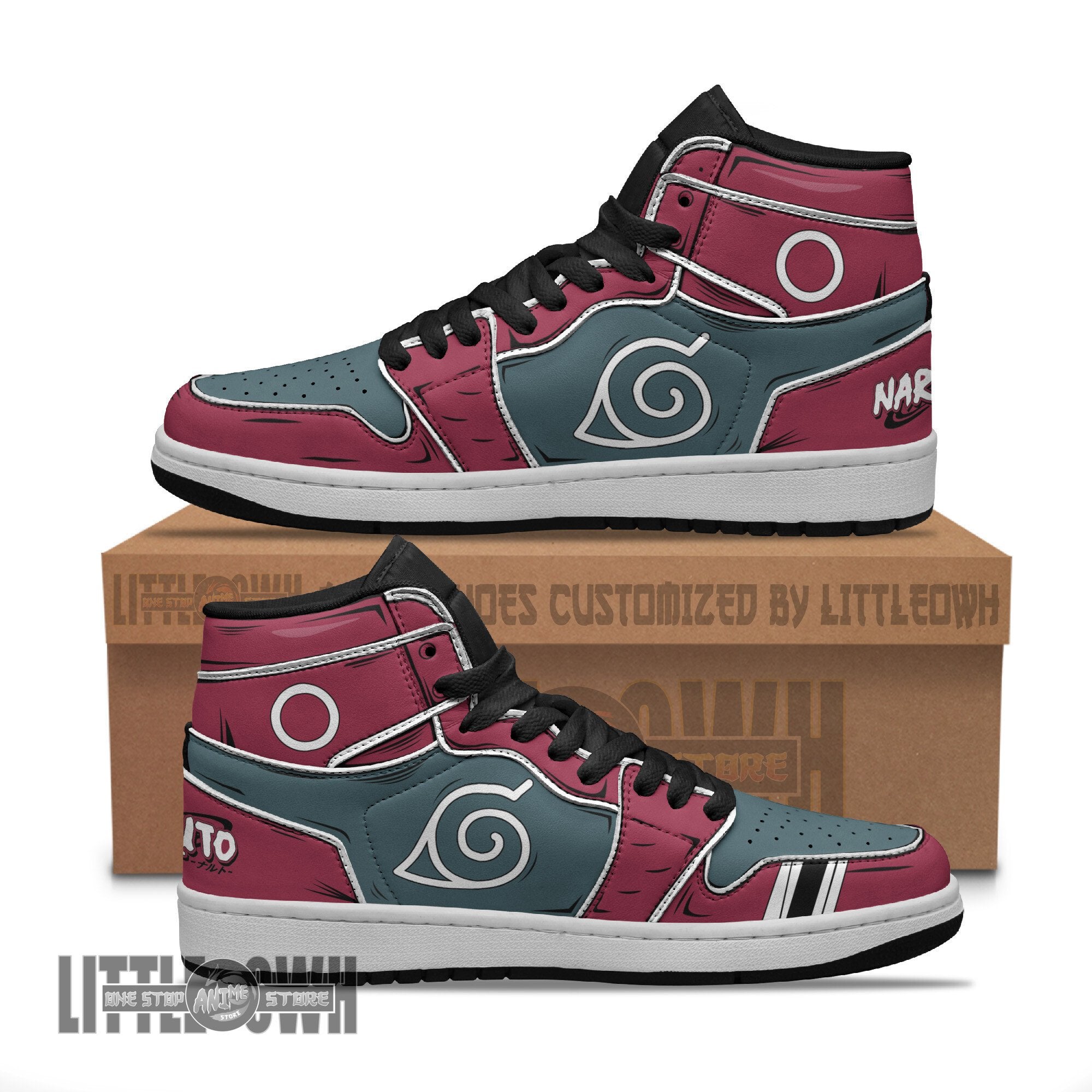 Ideafootwear Sakura AJ1 High Sneakers Shoes For Men And Women