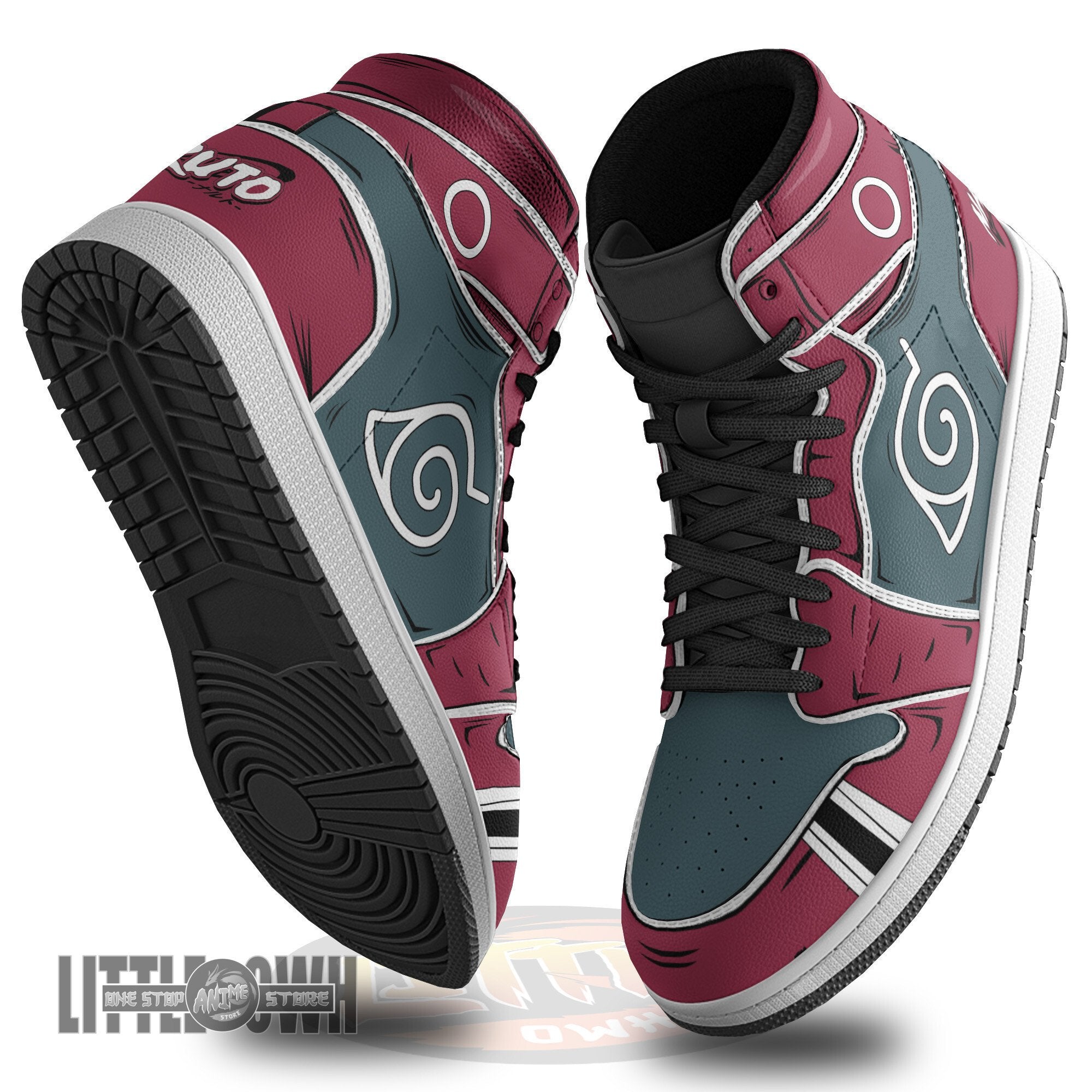 Ideafootwear Sakura AJ1 High Sneakers Shoes For Men And Women