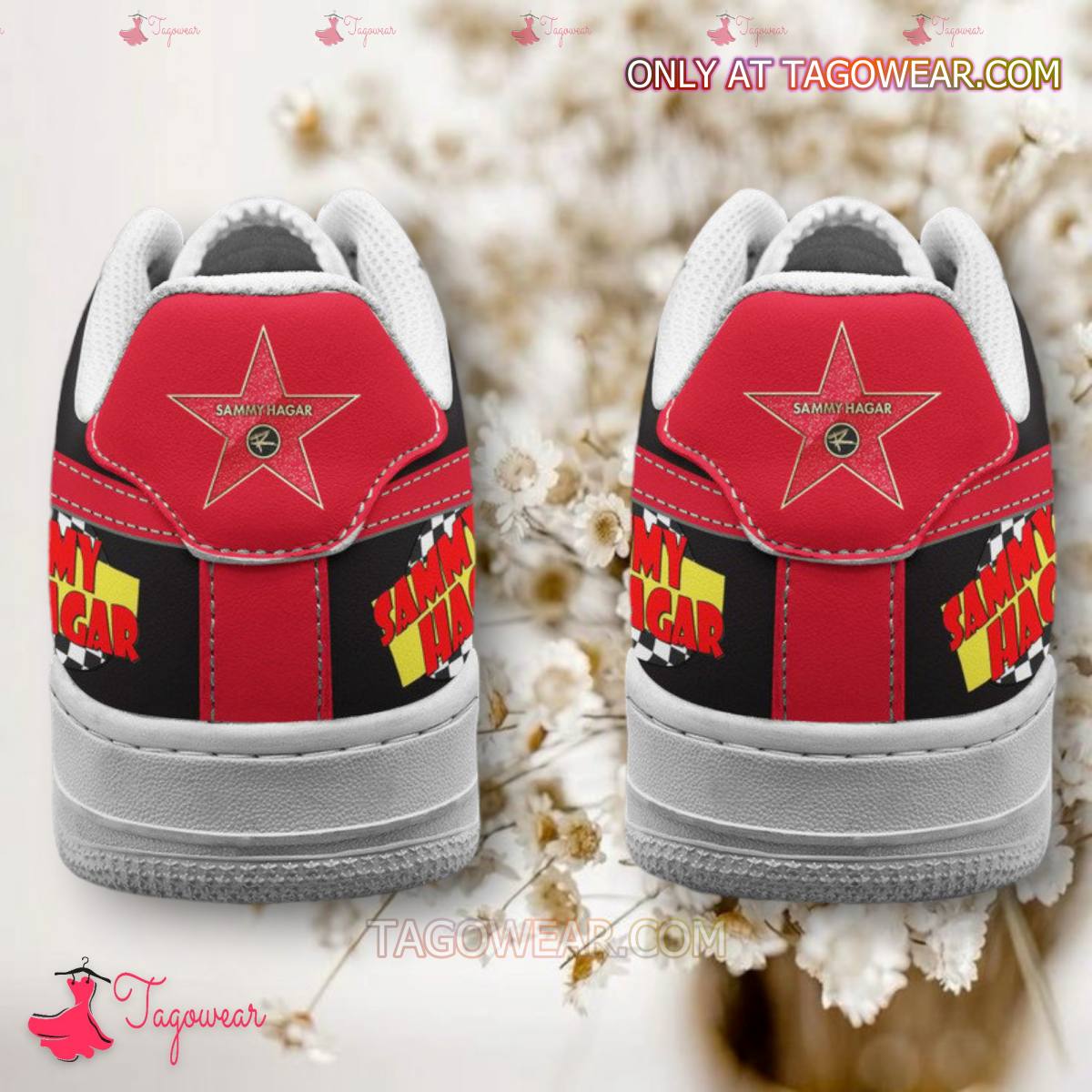 Ideafootwear Sammy Hagar Air Low-Top Sneakers Shoes For Men And Women 2