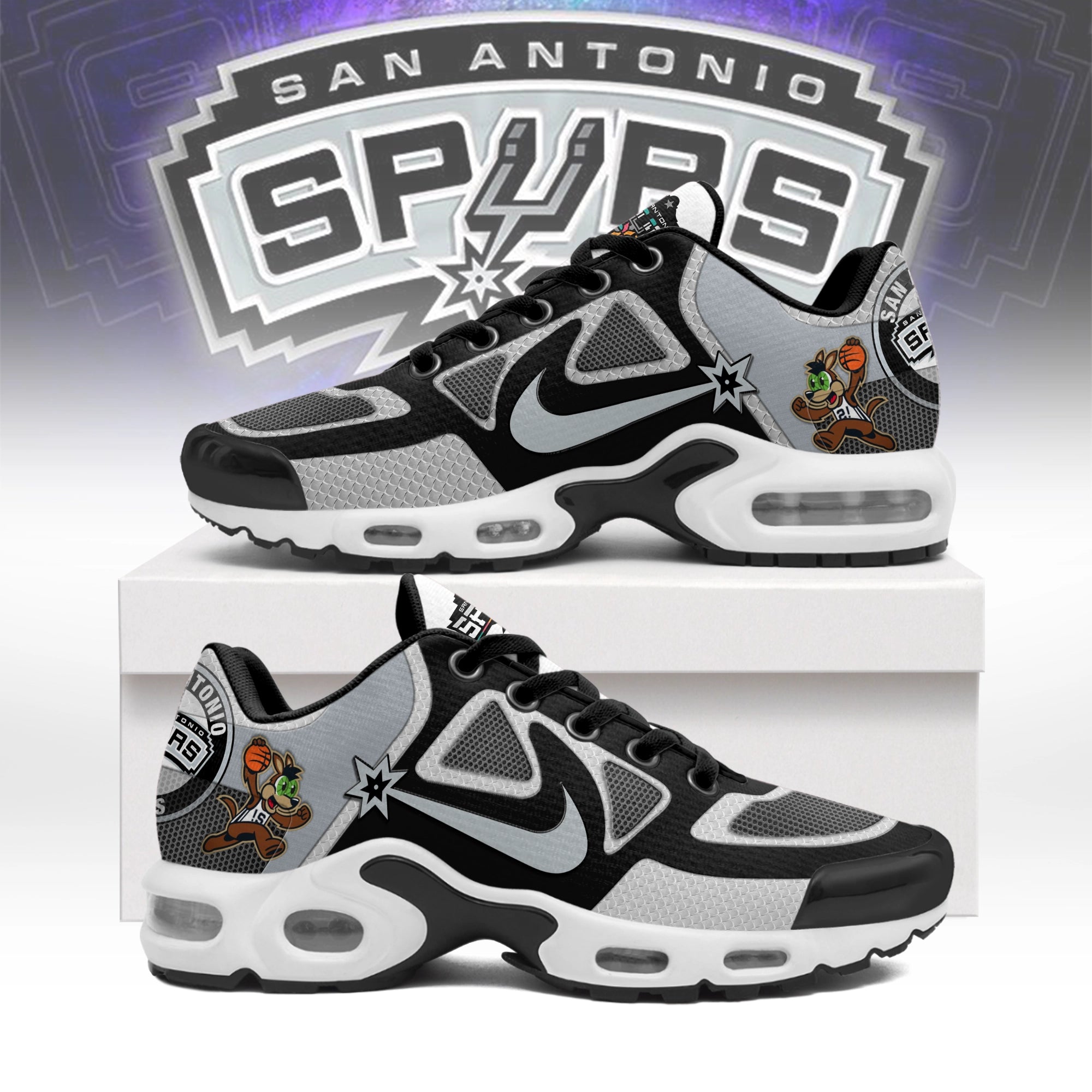 Ideafootwear San Antonio Spurs TN Shoes Sneakers For Men And Women