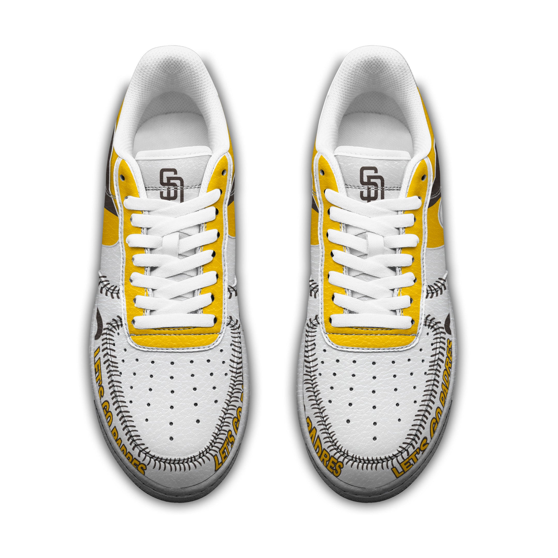 Ideafootwear San Diego Padres Air Low-Top Sneakers Shoes For Men And Women 3