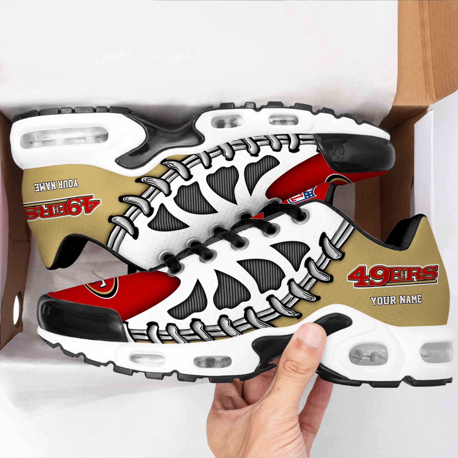 Ideafootwear San Francisco 49ers TN Shoes Sneakers For Men And Women