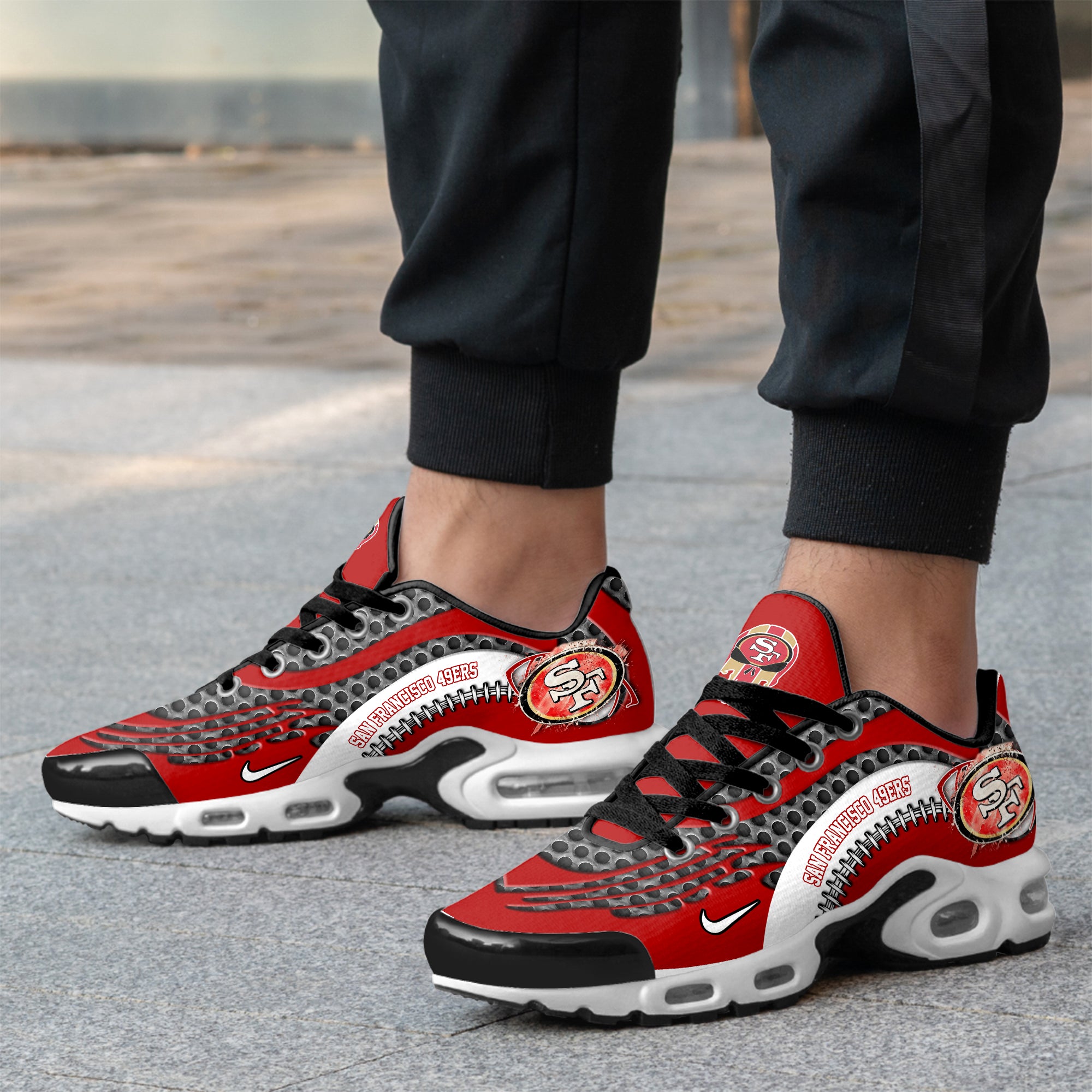 Ideafootwear San Francisco 49ers TN Shoes Sneakers For Men And Women