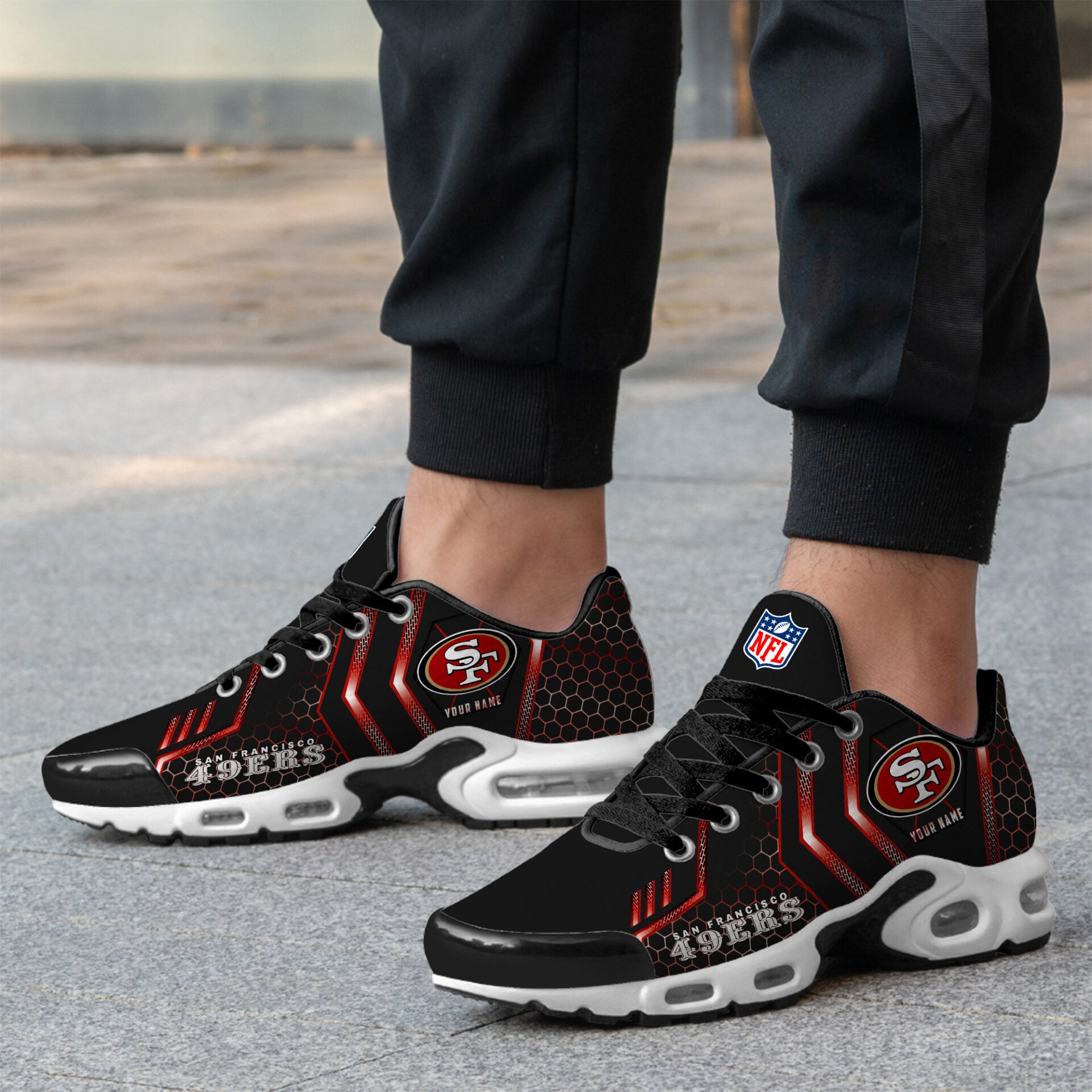Ideafootwear San Francisco 49ers TN Shoes Sneakers For Men And Women