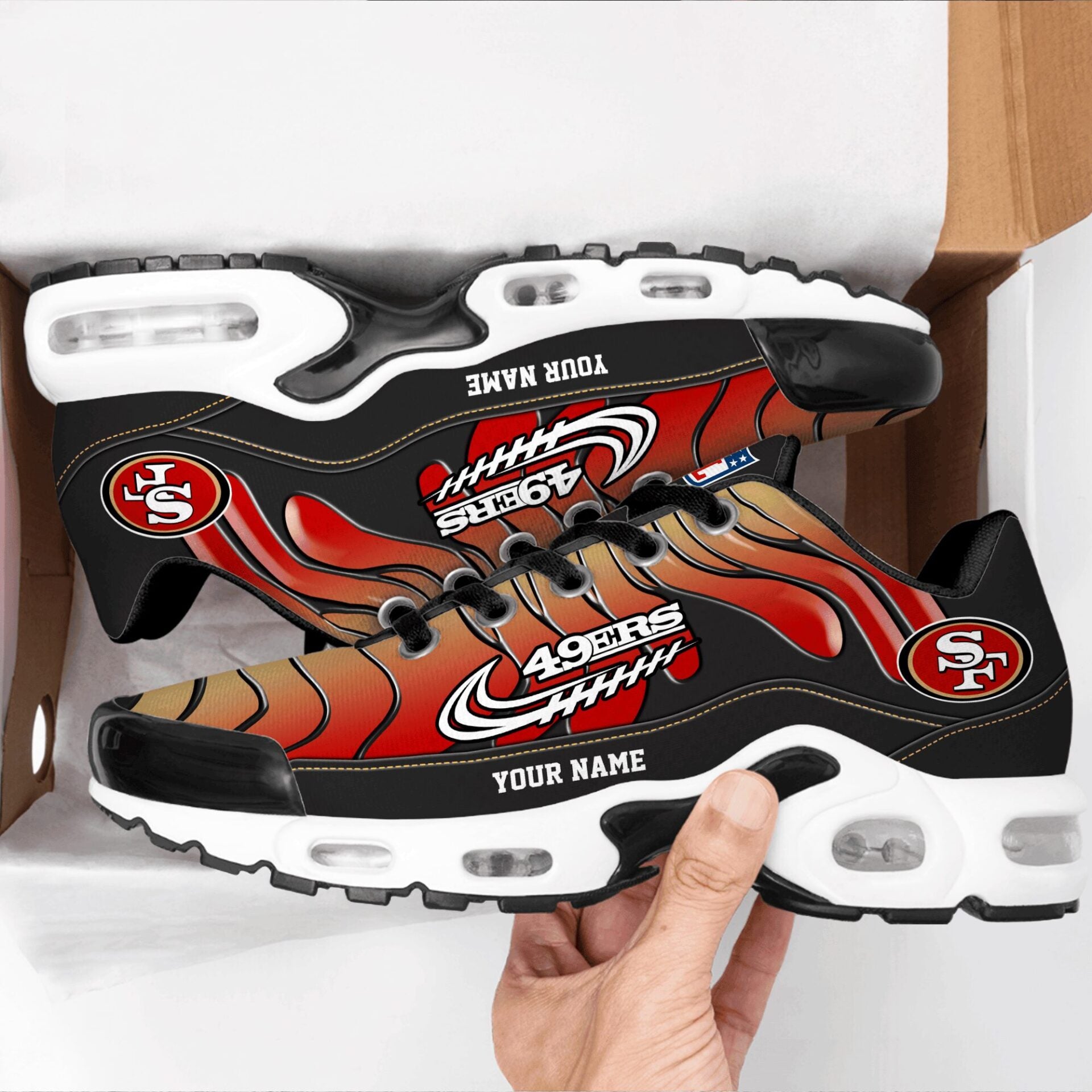 Ideafootwear San Francisco 49ers TN Shoes Sneakers For Men And Women