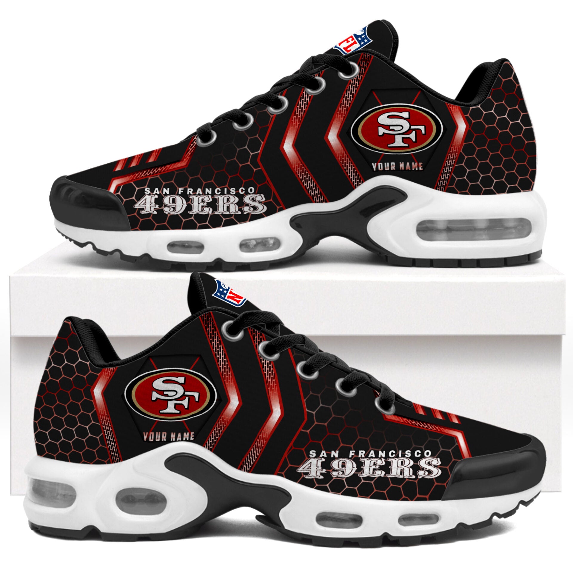 Ideafootwear San Francisco 49ers TN Shoes Sneakers For Men And Women