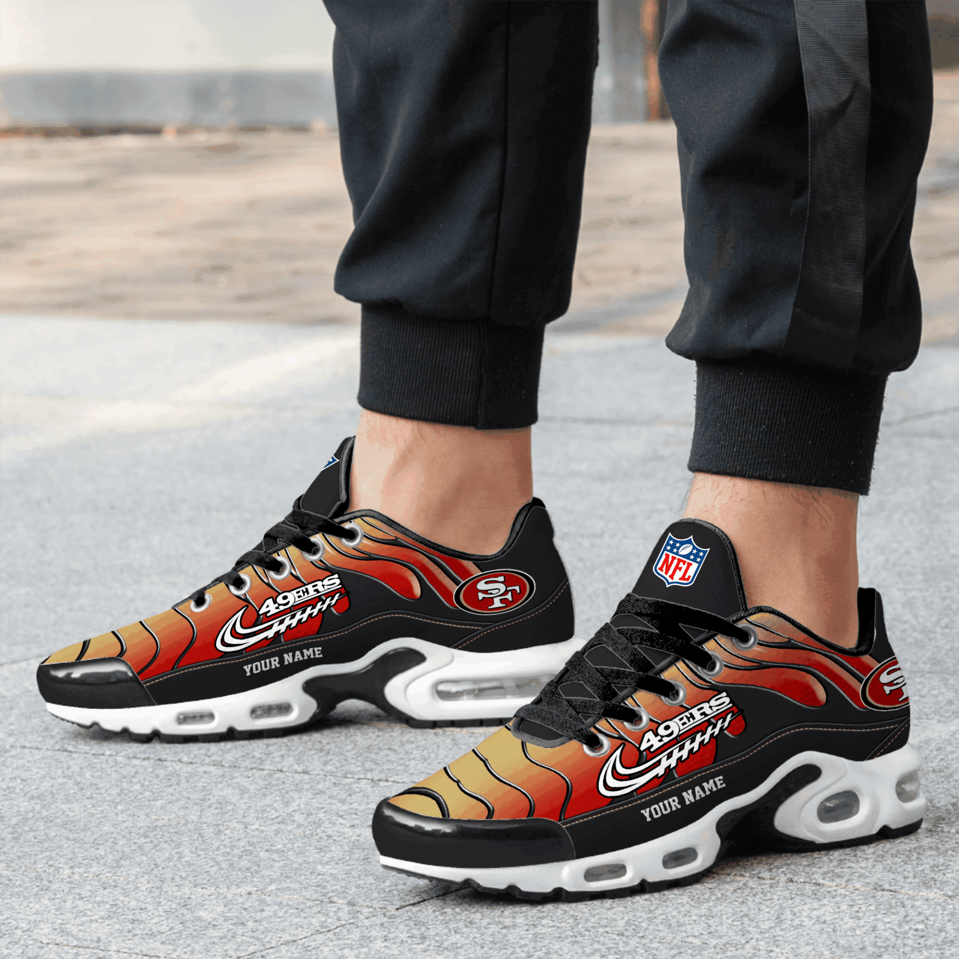 Ideafootwear San Francisco 49ers TN Shoes Sneakers For Men And Women