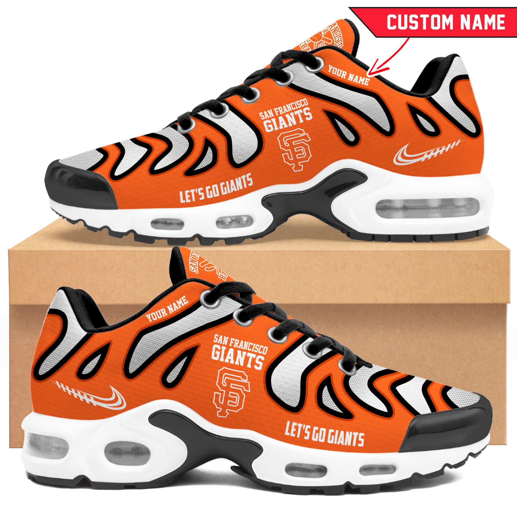 Ideafootwear San Francisco Giants TN Shoes Sneakers For Men And Women