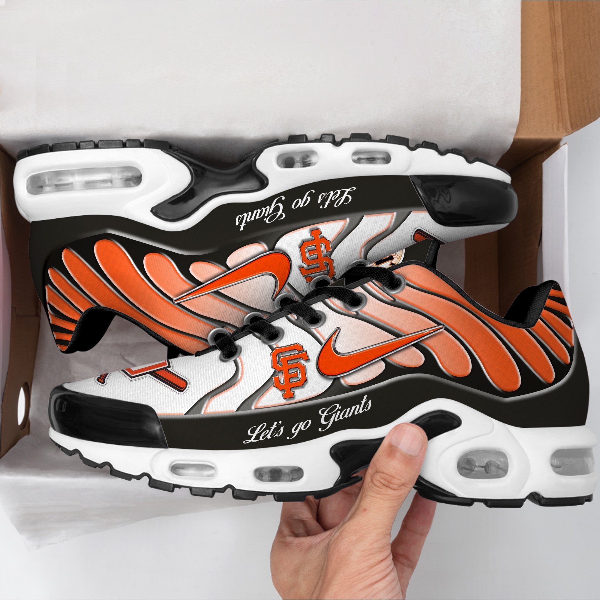 Ideafootwear San Francisco Giants TN Shoes Sneakers For Men And Women