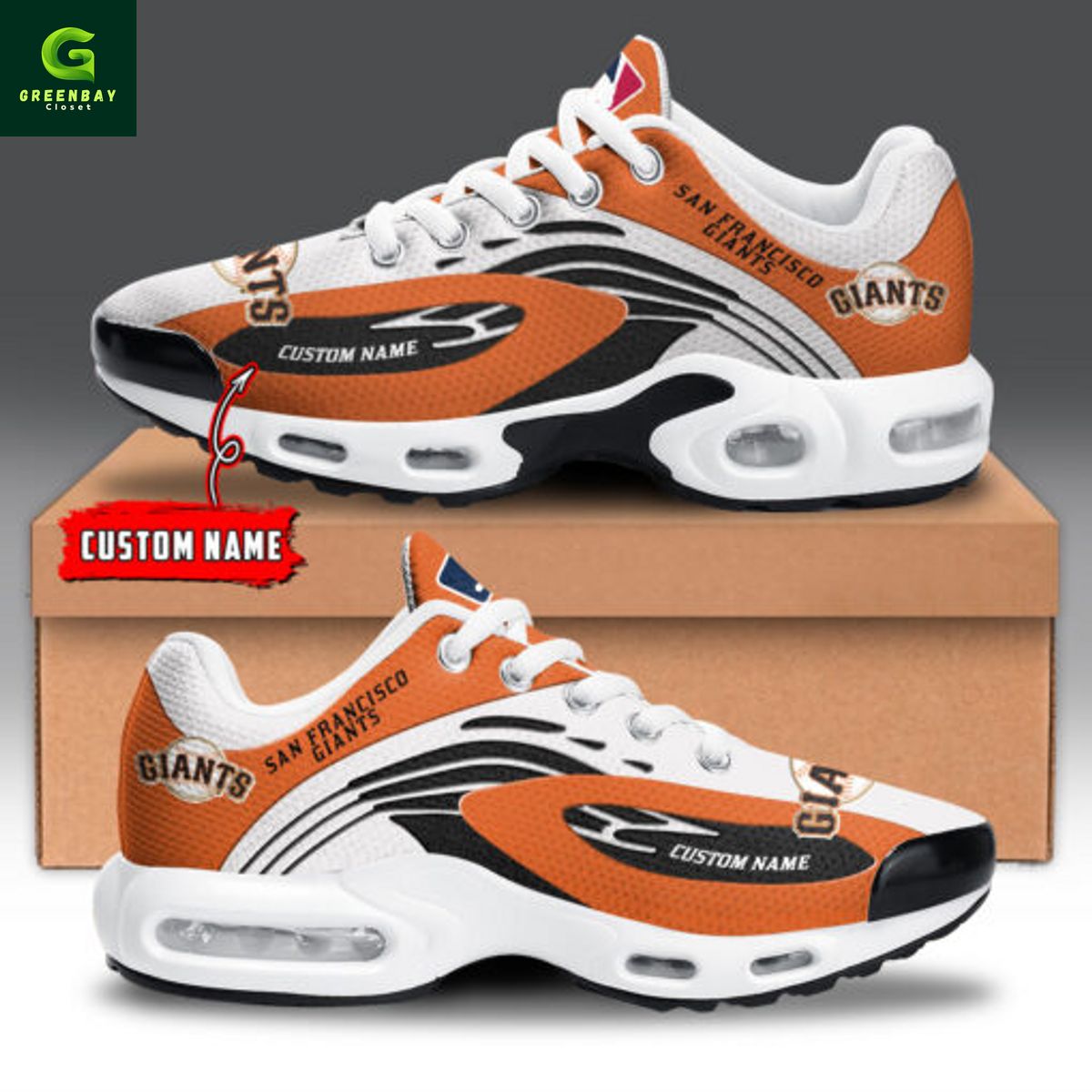 Ideafootwear San Francisco Giants TN Shoes Sneakers For Men And Women