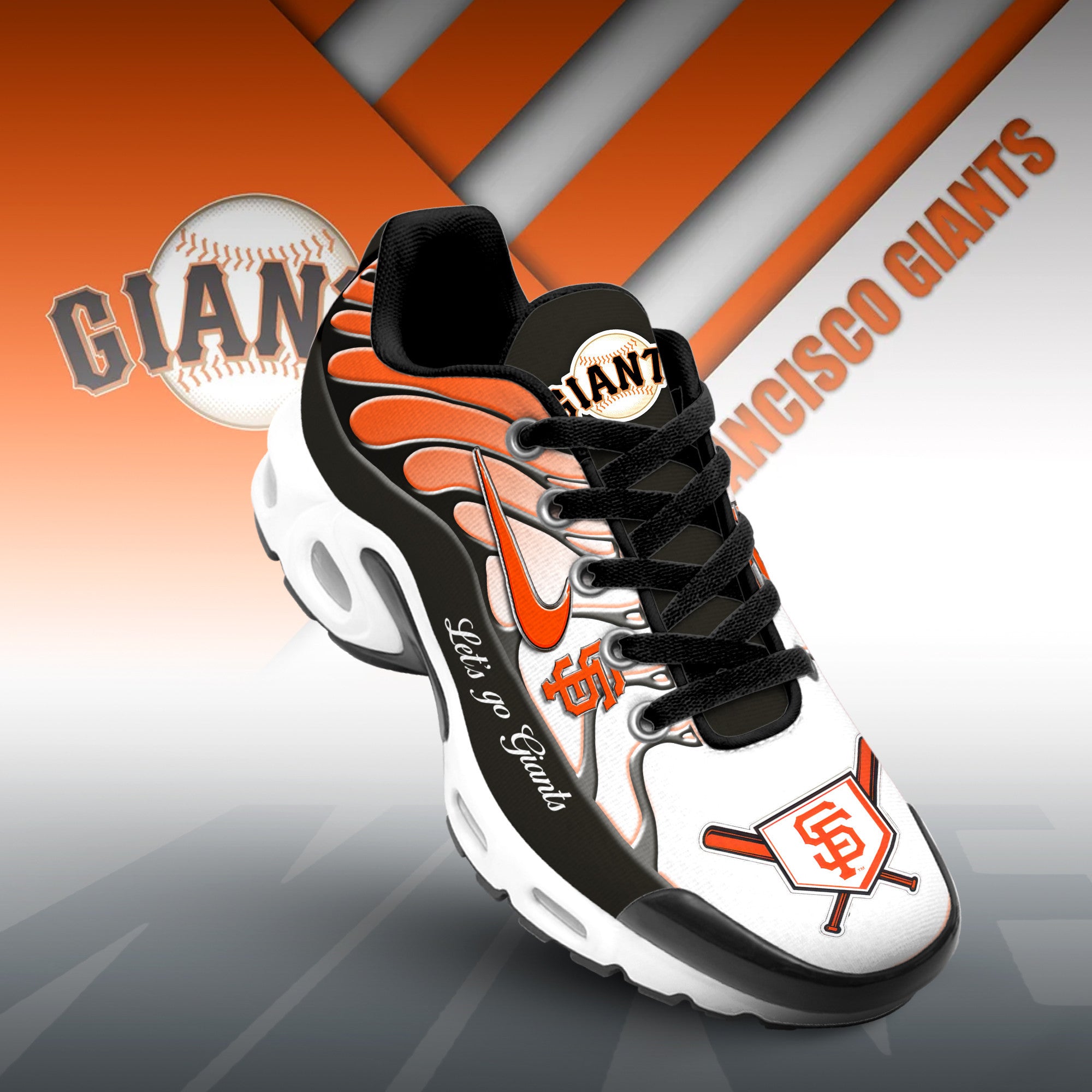 Ideafootwear San Francisco Giants TN Shoes Sneakers For Men And Women