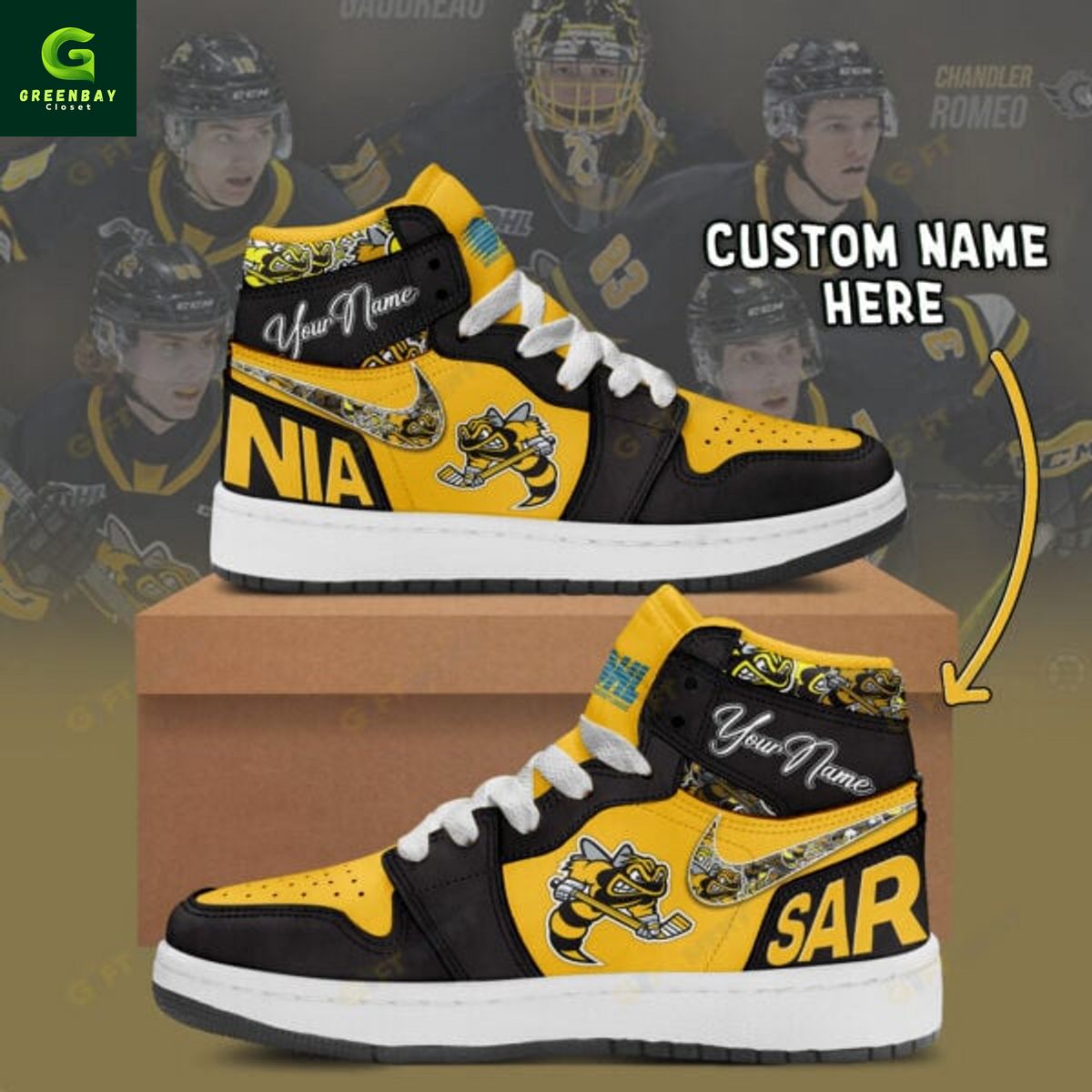 Ideafootwear Sarnia Sting AJ1 High Sneakers Shoes For Men And Women
