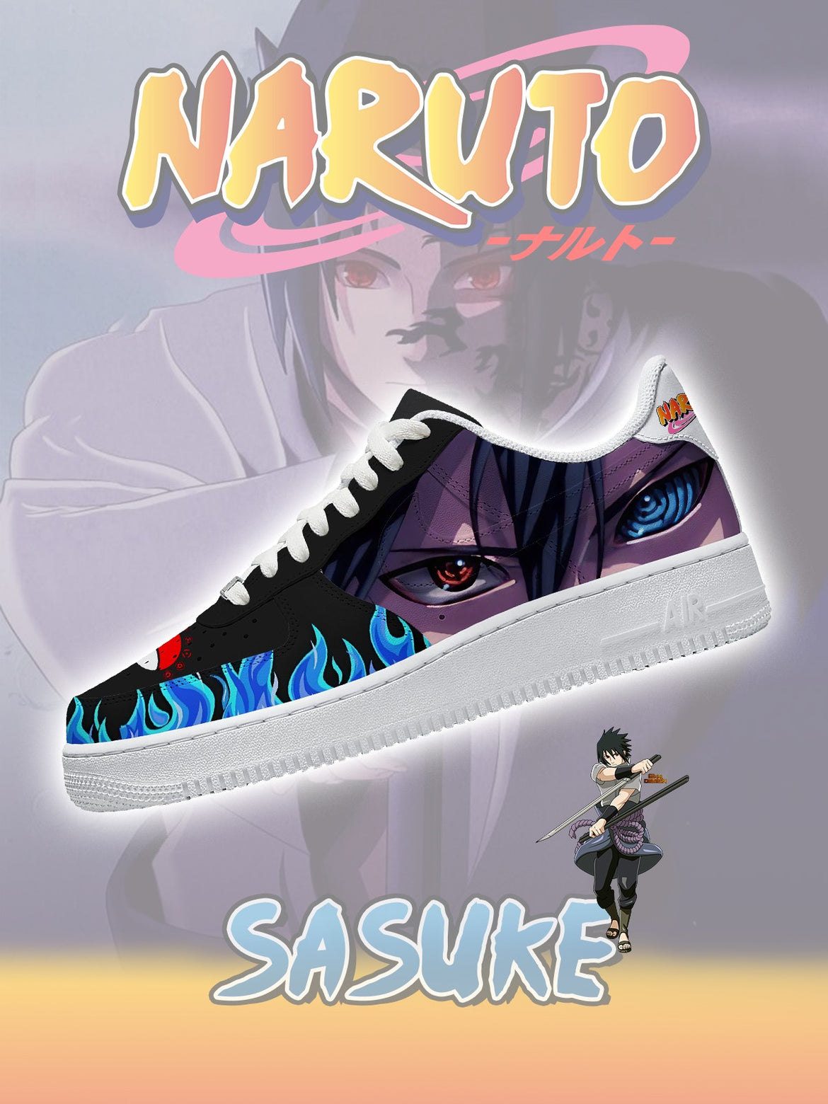 Ideafootwear Sasuke Air Low-Top Sneakers Shoes For Men And Women 1