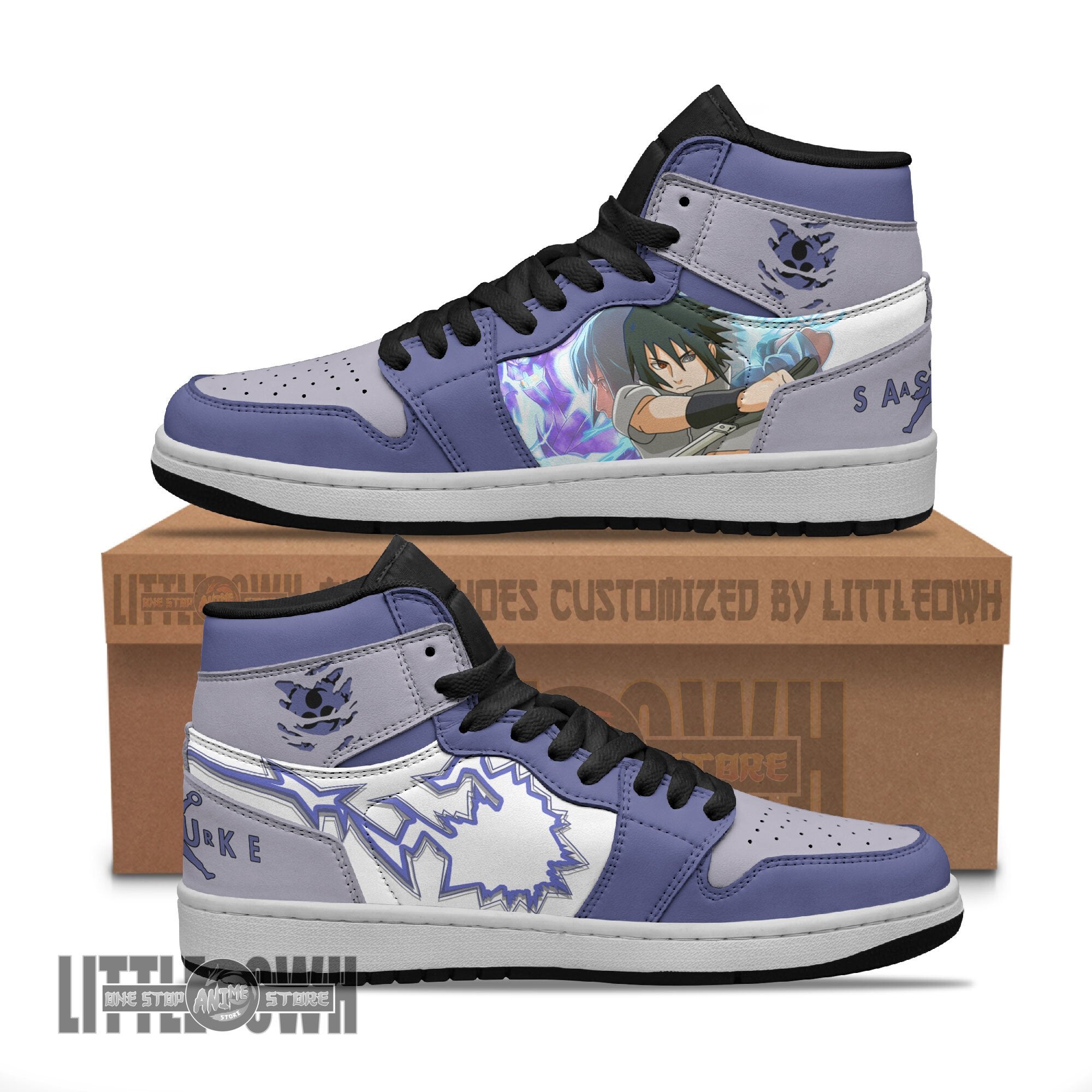 Ideafootwear Sasuke AJ1 High Sneakers Shoes For Men And Women
