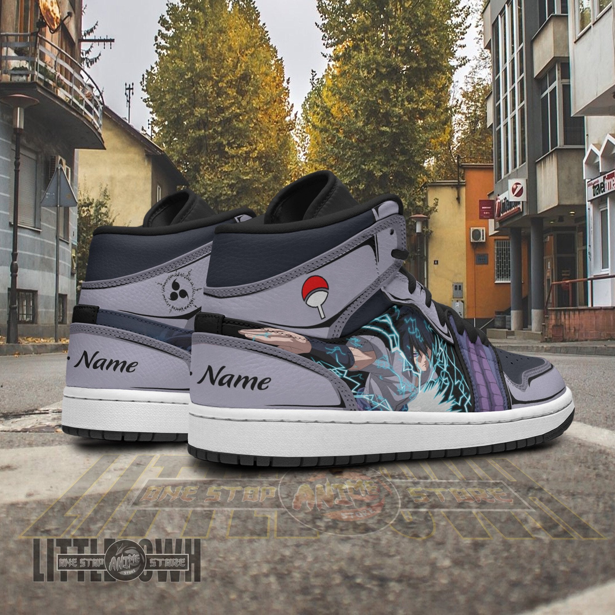 Ideafootwear Sasuke AJ1 High Sneakers Shoes For Men And Women
