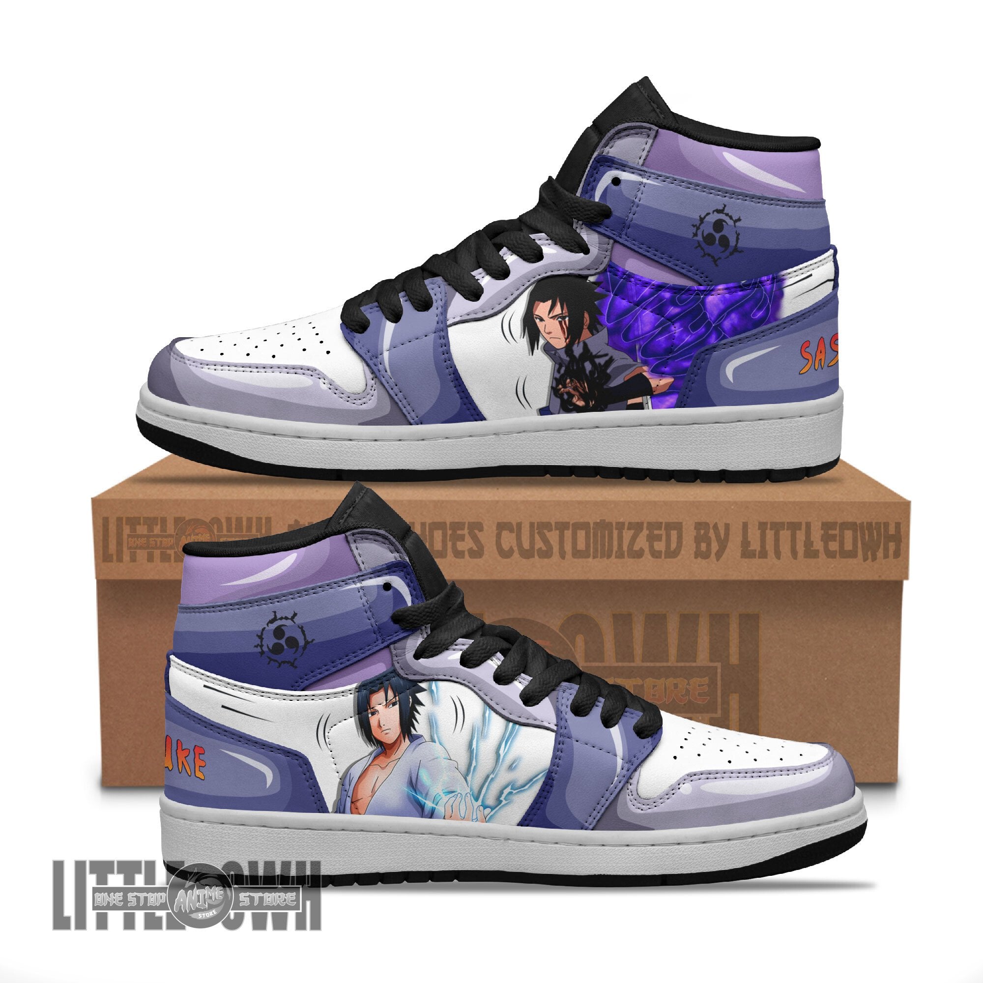 Ideafootwear Sasuke AJ1 High Sneakers Shoes For Men And Women
