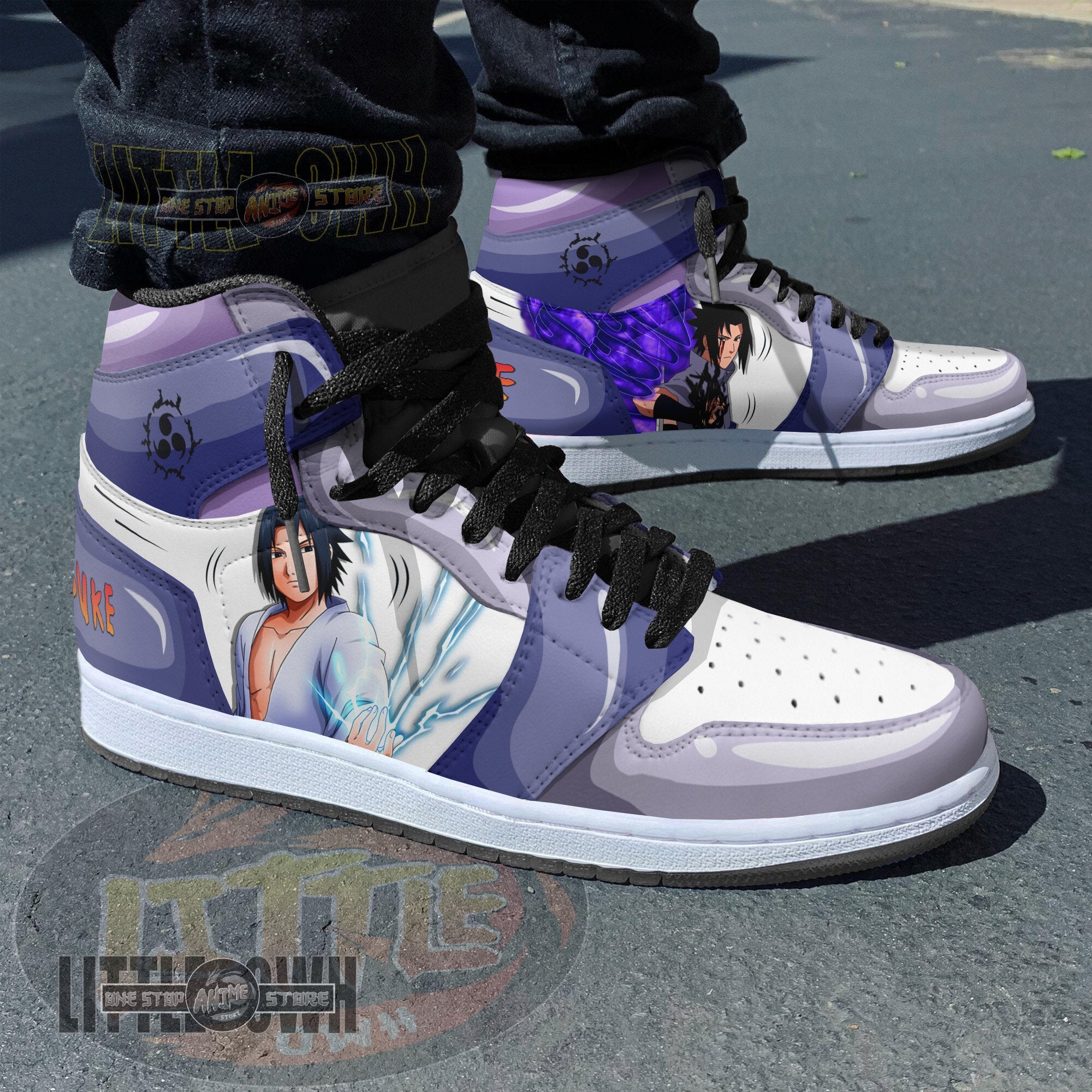 Ideafootwear Sasuke AJ1 High Sneakers Shoes For Men And Women