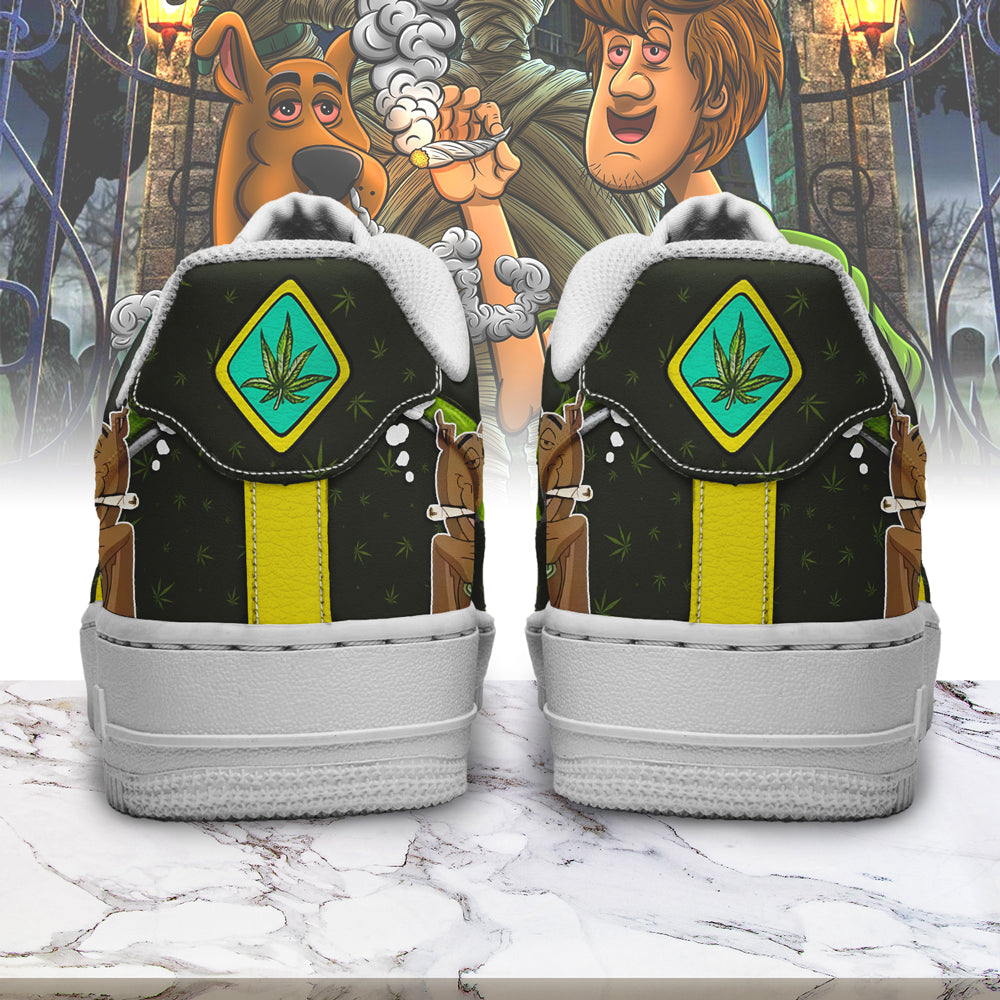 Ideafootwear Scooby-Doo Air Low-Top Sneakers Shoes For Men And Women 2