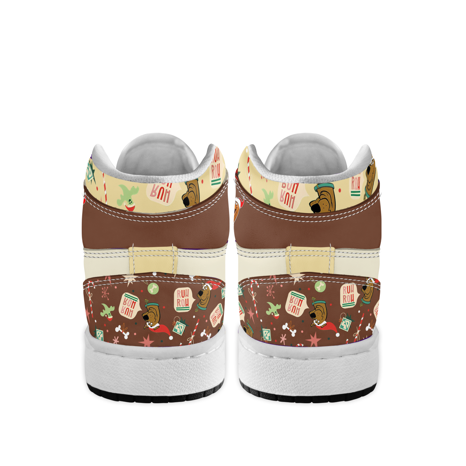Ideafootwear Scooby-Doo x Christmas AJ1 High Sneakers Shoes For Men And Women