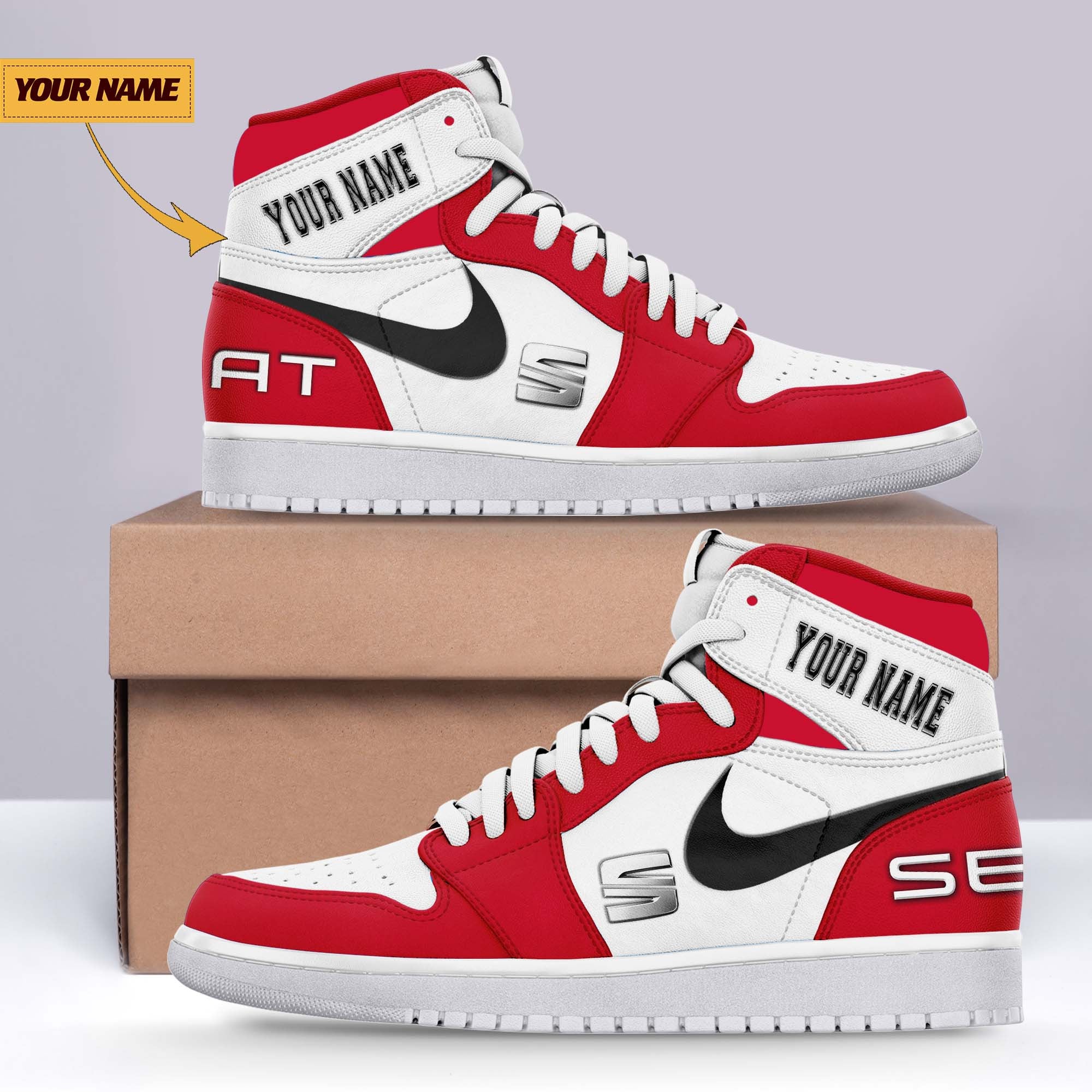 Ideafootwear Seat AJ1 High Sneakers Shoes For Men And Women