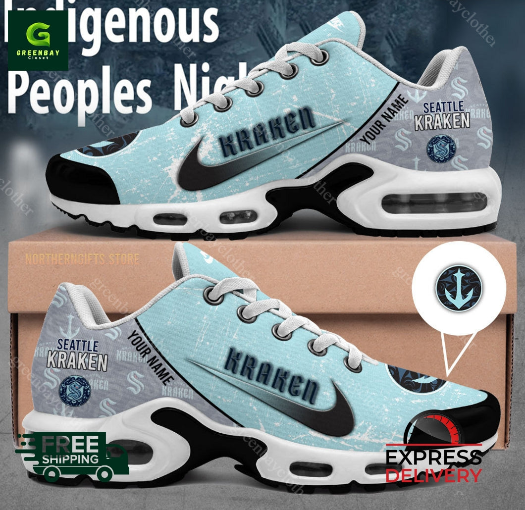 Ideafootwear Seattle Kraken Indigenous TN Shoes Sneakers For Men And Women