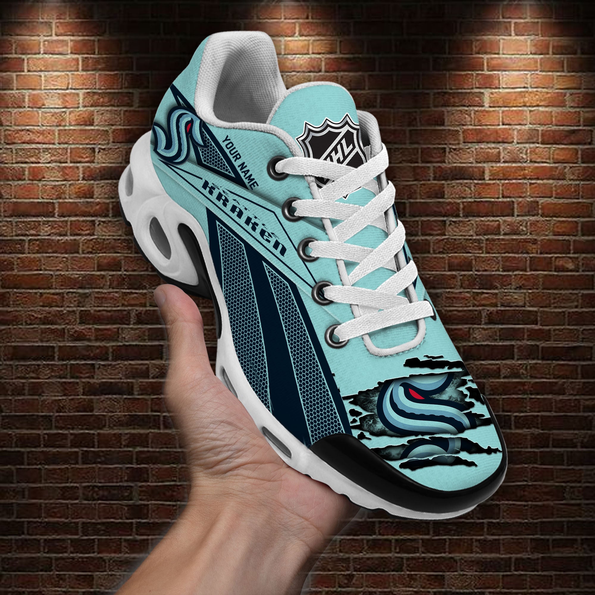 Ideafootwear Seattle Kraken TN Shoes Sneakers For Men And Women