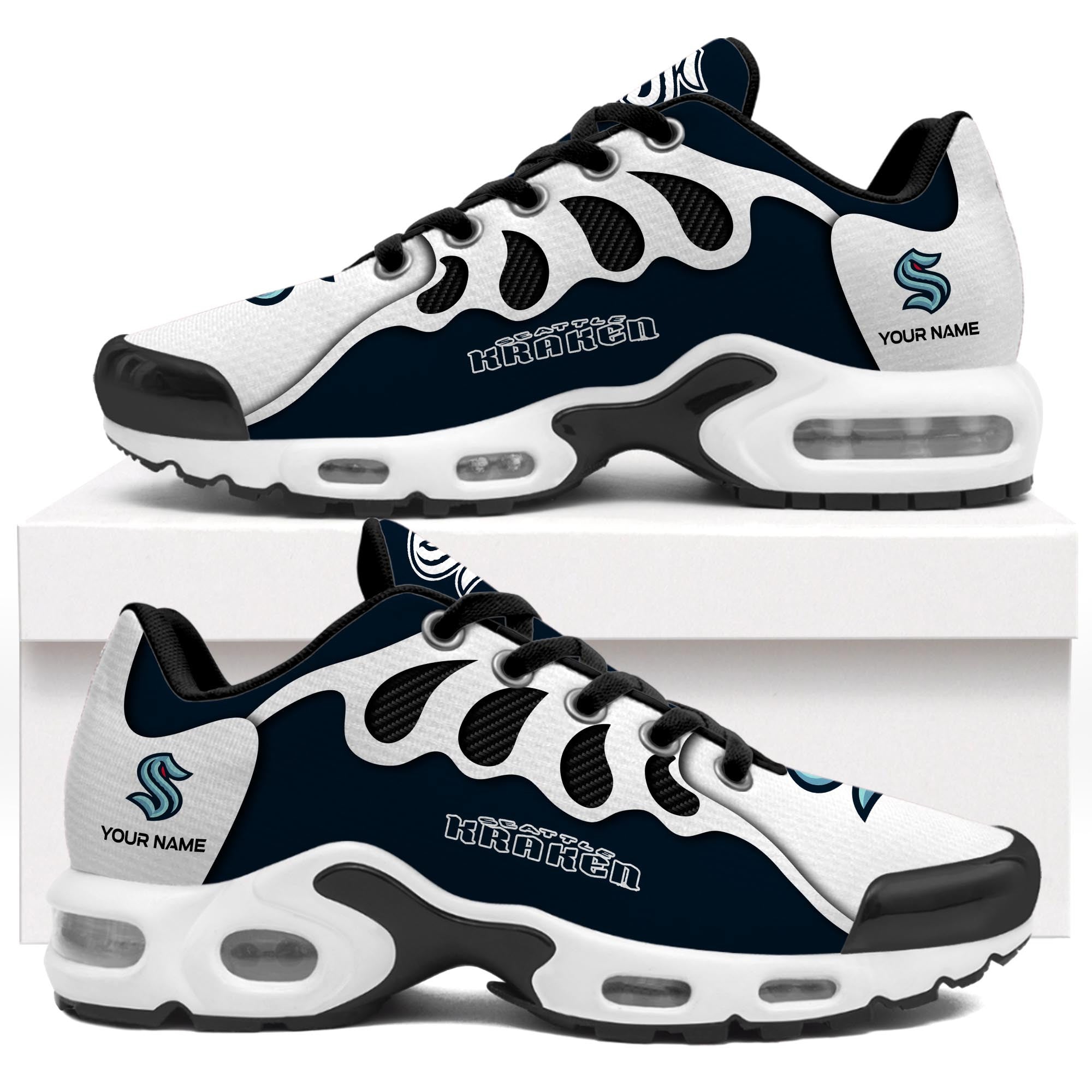 Ideafootwear Seattle Kraken TN Shoes Sneakers For Men And Women
