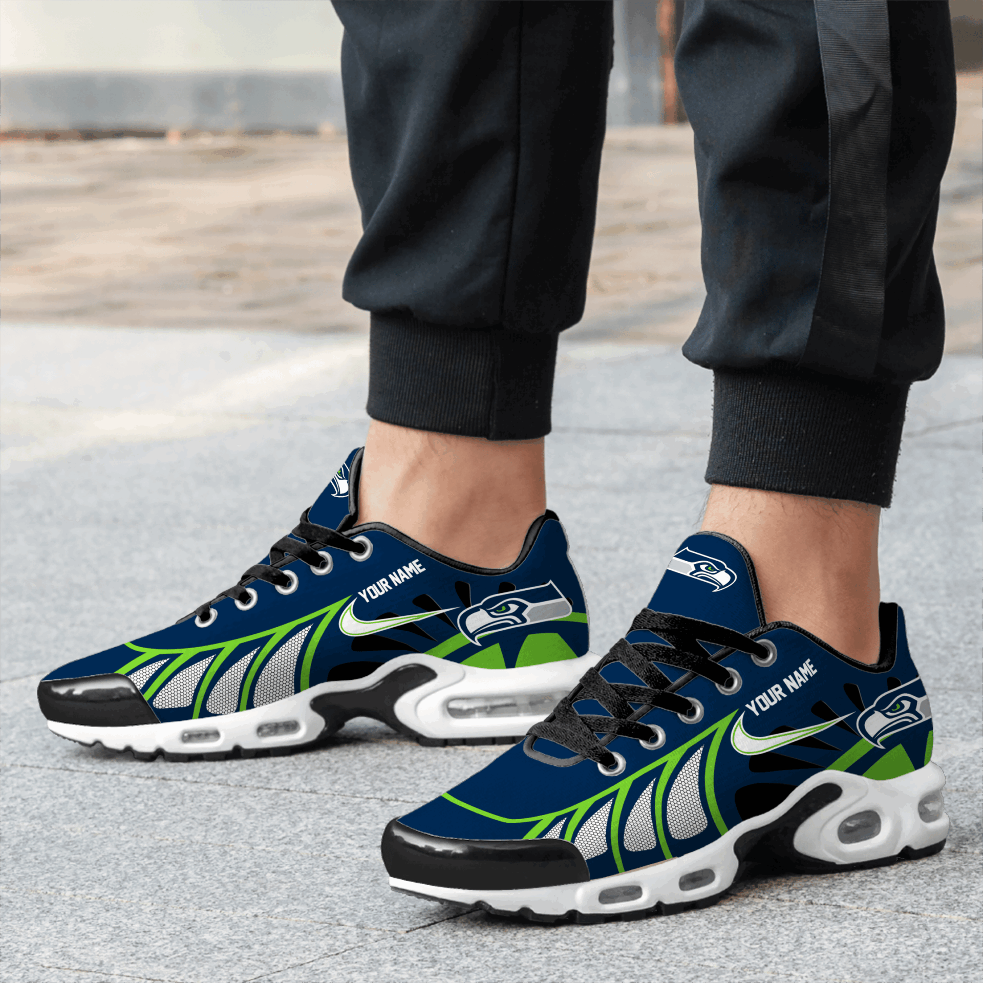 Ideafootwear Seattle Seahawks TN Shoes Sneakers For Men And Women