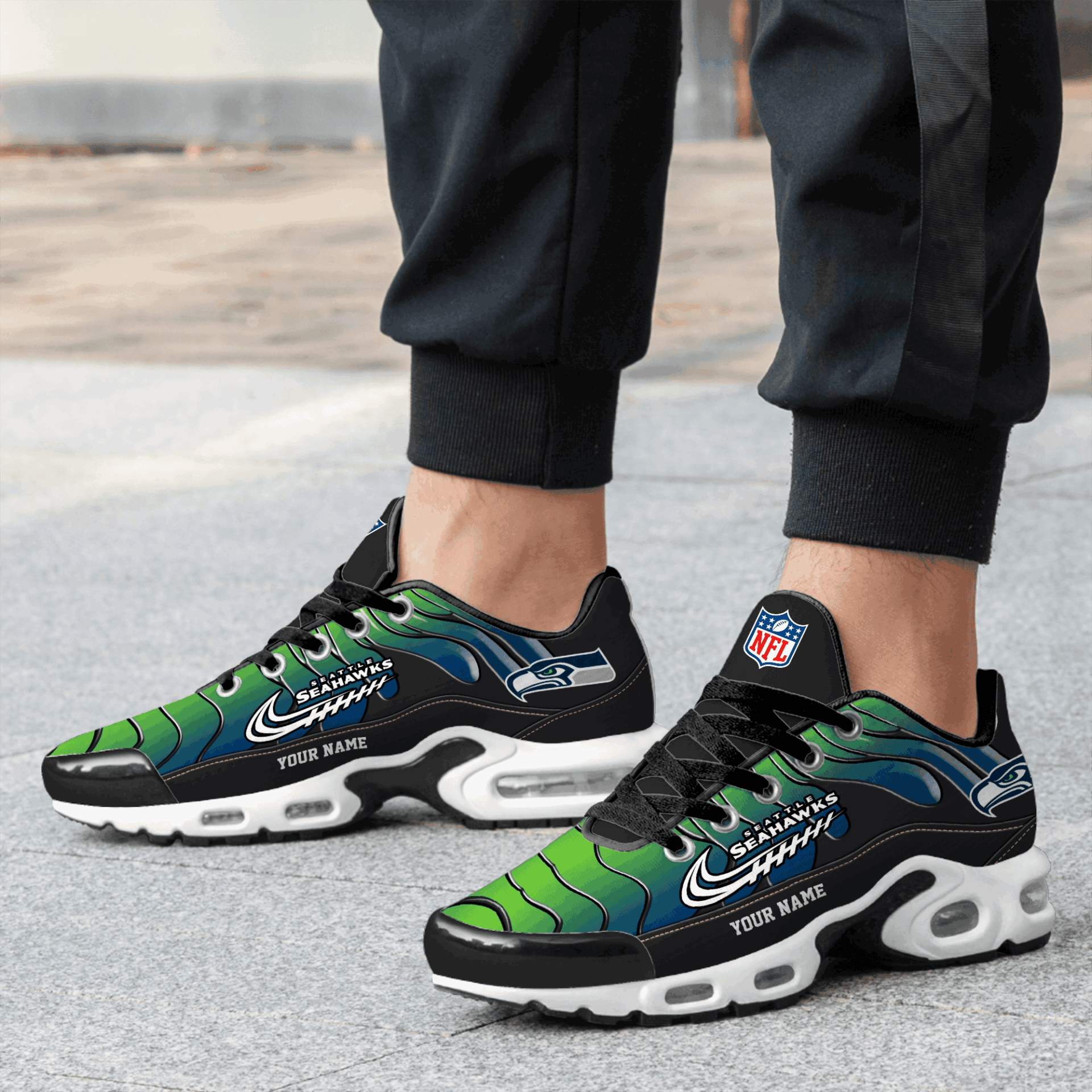Ideafootwear Seattle Seahawks TN Shoes Sneakers For Men And Women