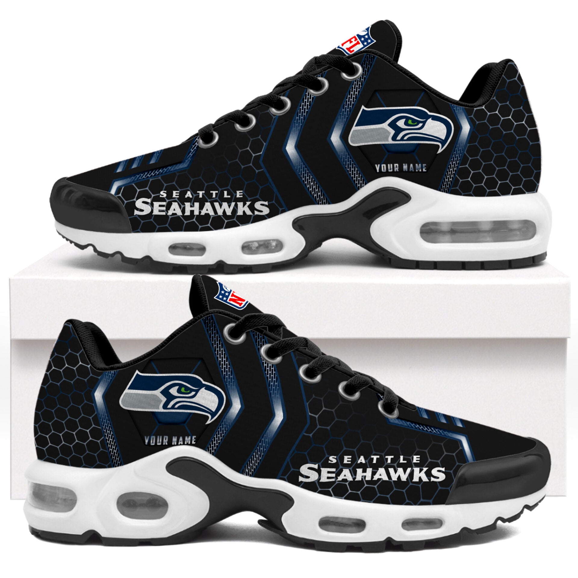 Ideafootwear Seattle Seahawks TN Shoes Sneakers For Men And Women