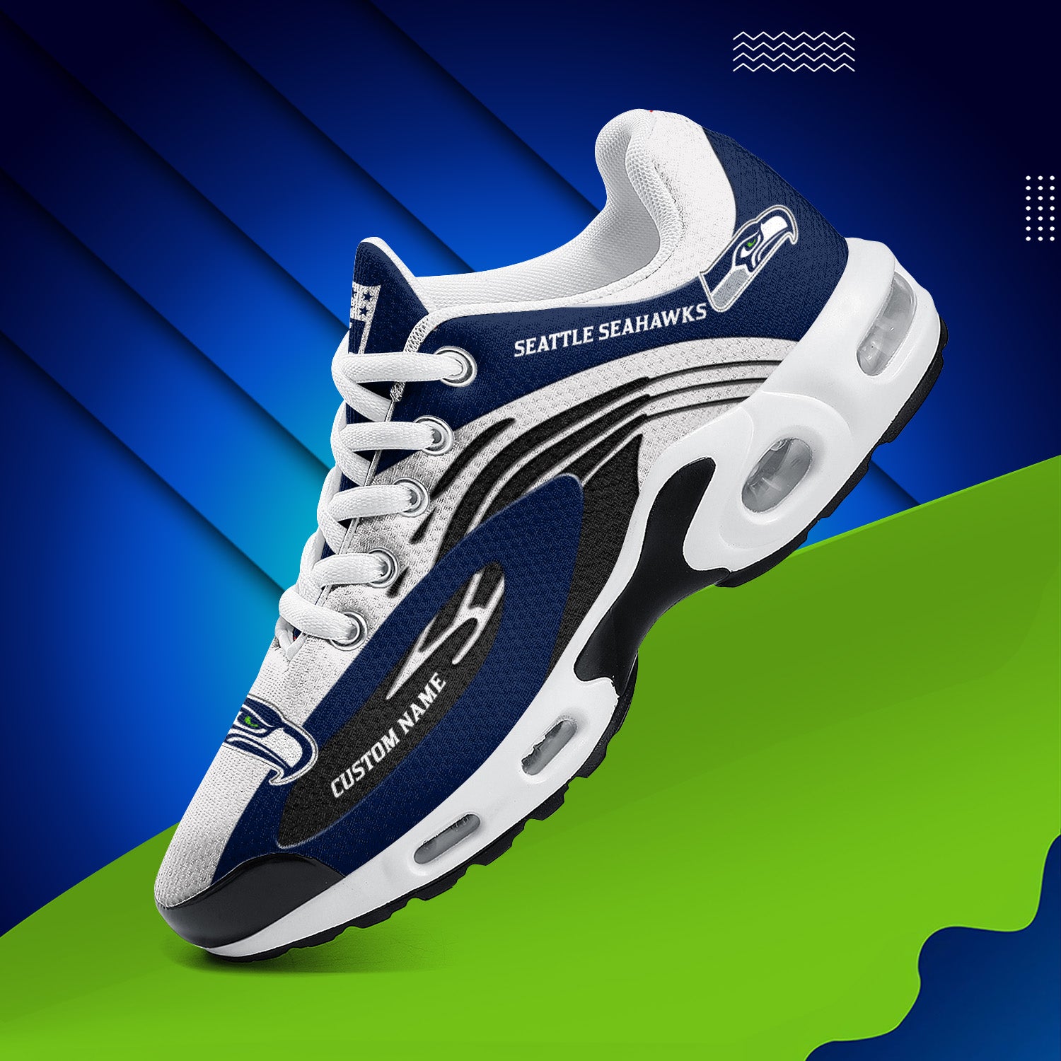 Ideafootwear Seattle Seahawks TN Shoes Sneakers For Men And Women