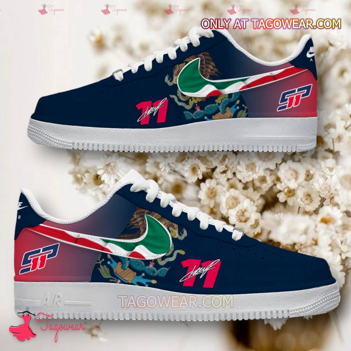 Ideafootwear Sergio Perez SP11 Air Low-Top Sneakers Shoes For Men And Women 1