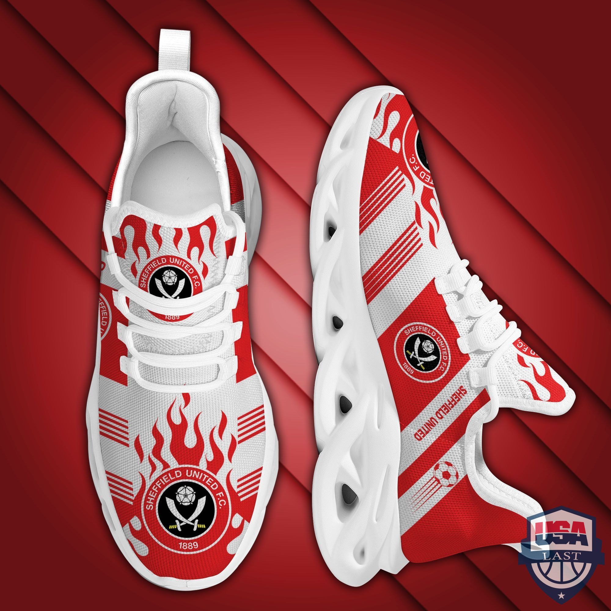 Ideafootwear Sheffield United FC Max Soul Shoes Sneakers For Men And Women
