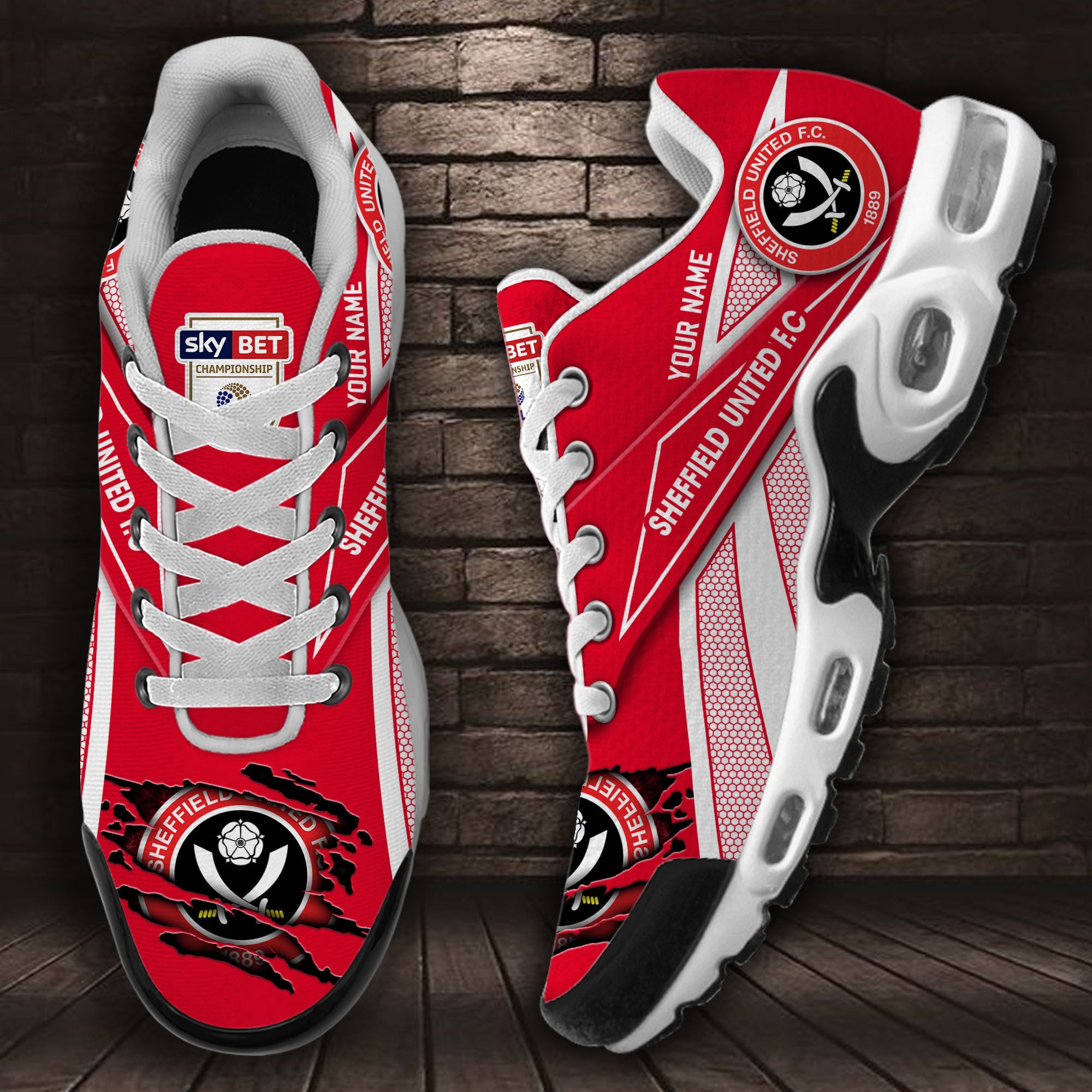 Ideafootwear Sheffield United F.C TN Shoes Sneakers For Men And Women