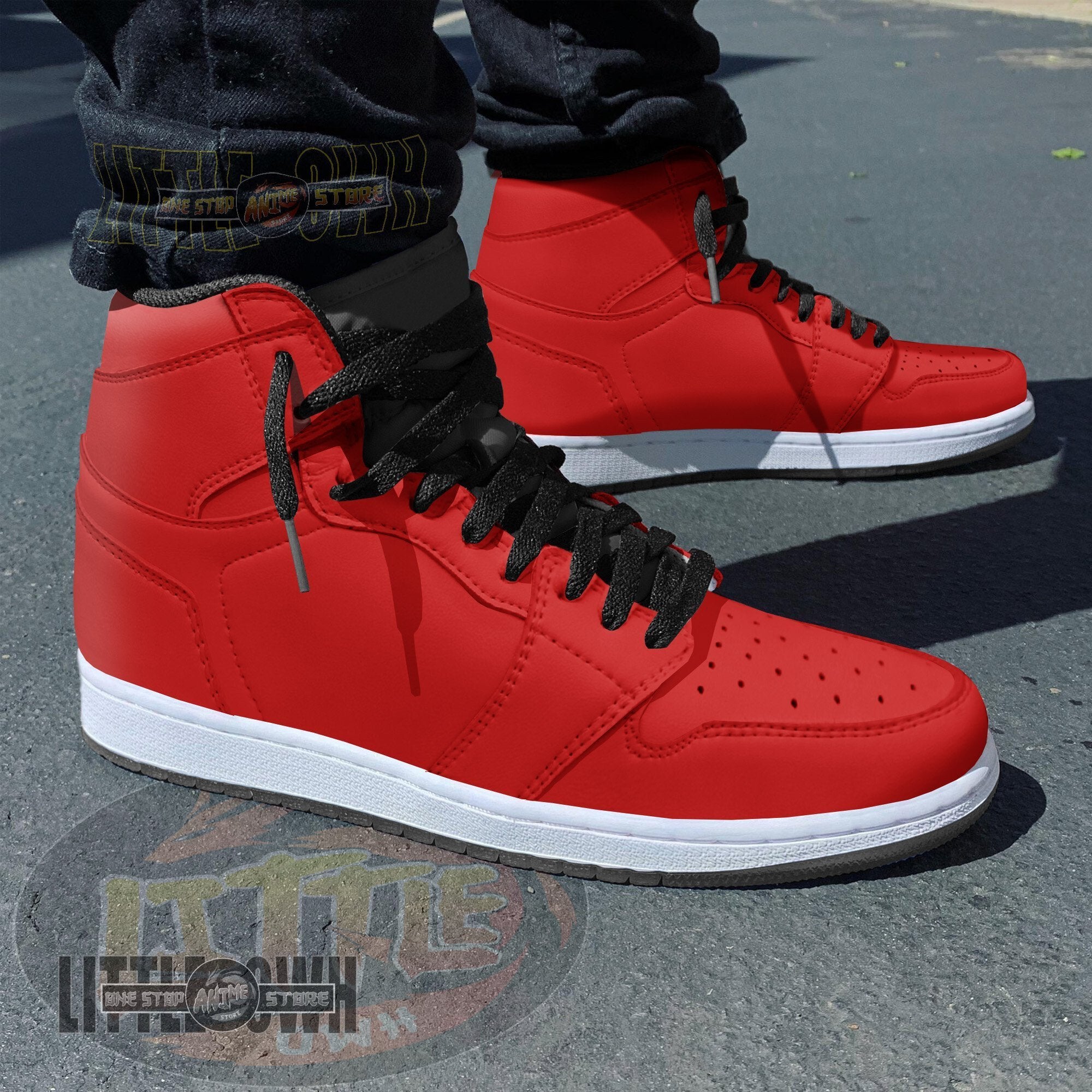 Ideafootwear Shigaraki AJ1 High Sneakers Shoes For Men And Women